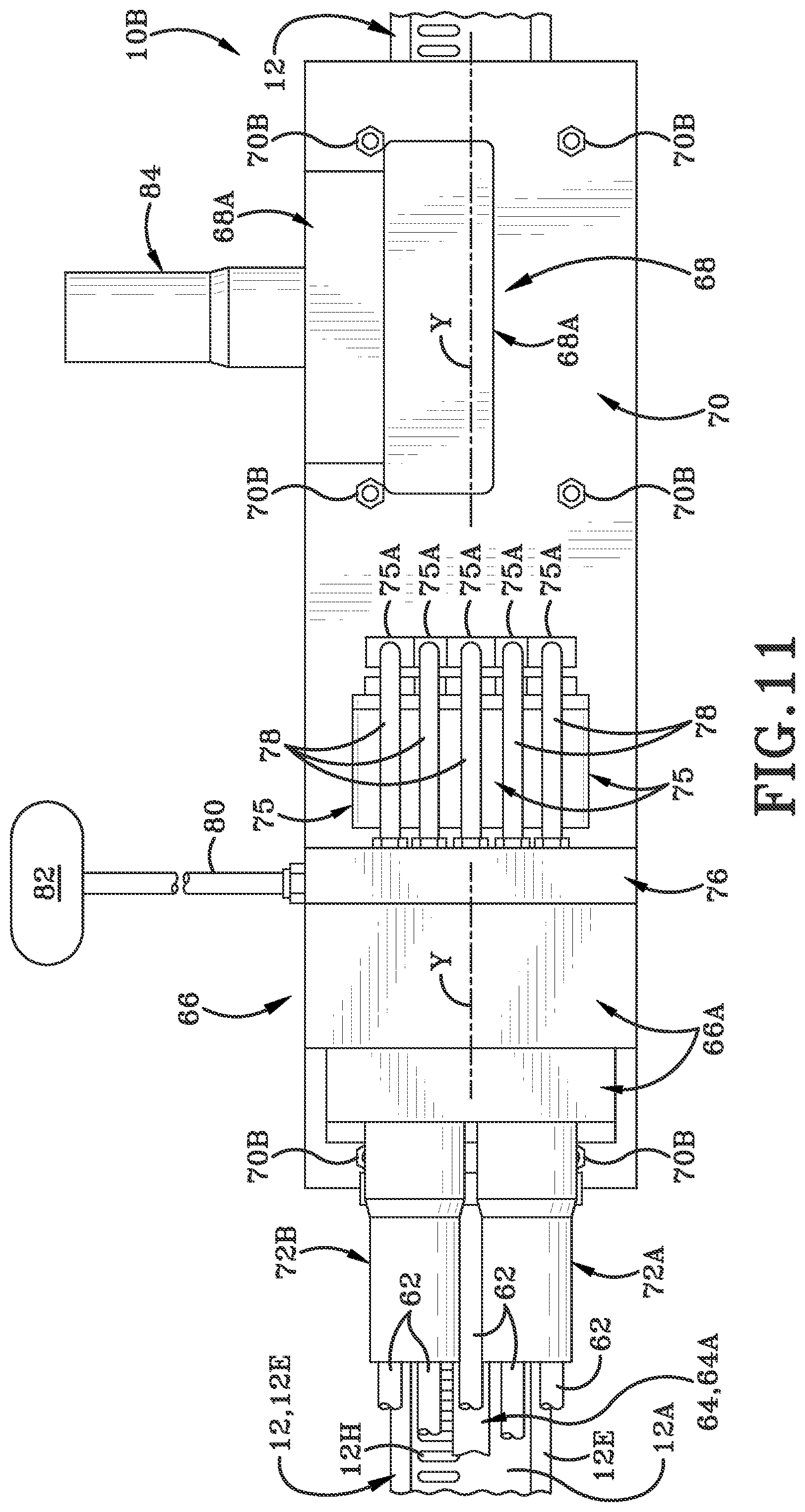 Patent US11781823 Figure 14 – Method of using a lance cleaning system with movable support
