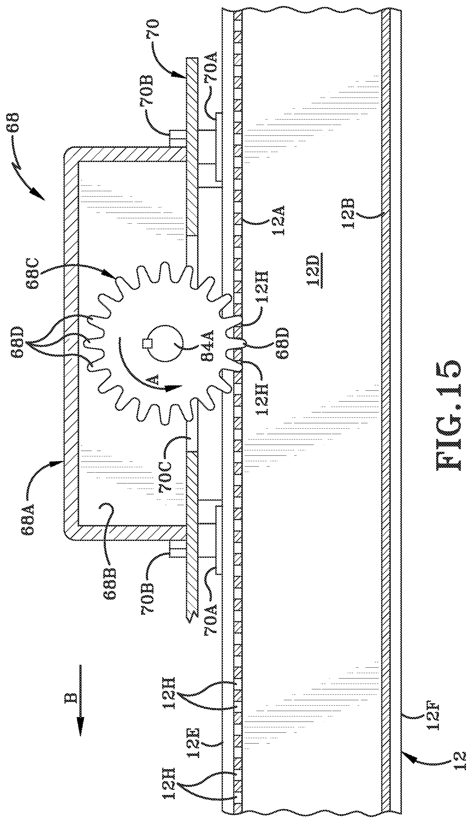 Patent US11781823 Figure 18 – Method of using a lance cleaning system with movable support