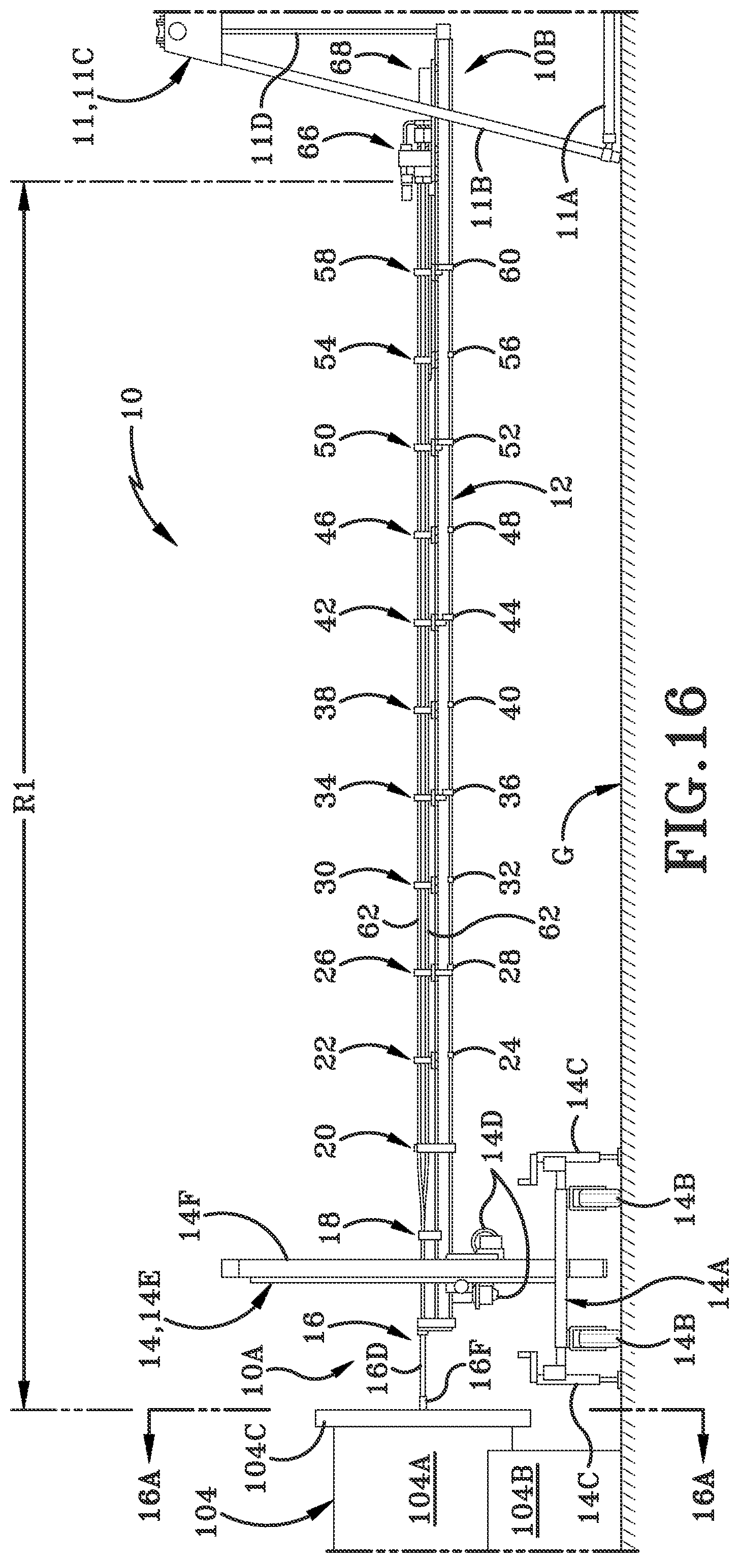 Patent US11781823 Figure 19 – Method of using a lance cleaning system with movable support