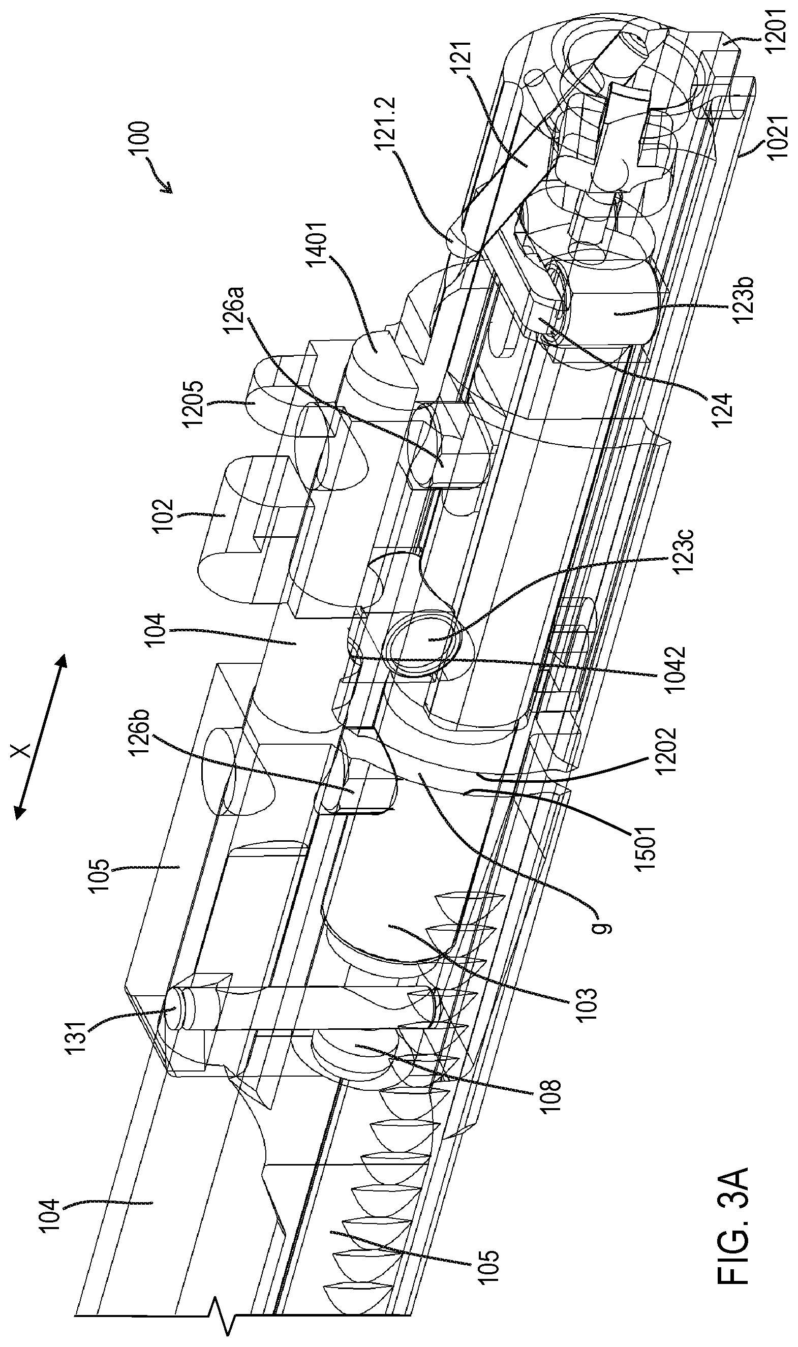Patent US11781824 Figure 3 – Roller delayed firearm operating system