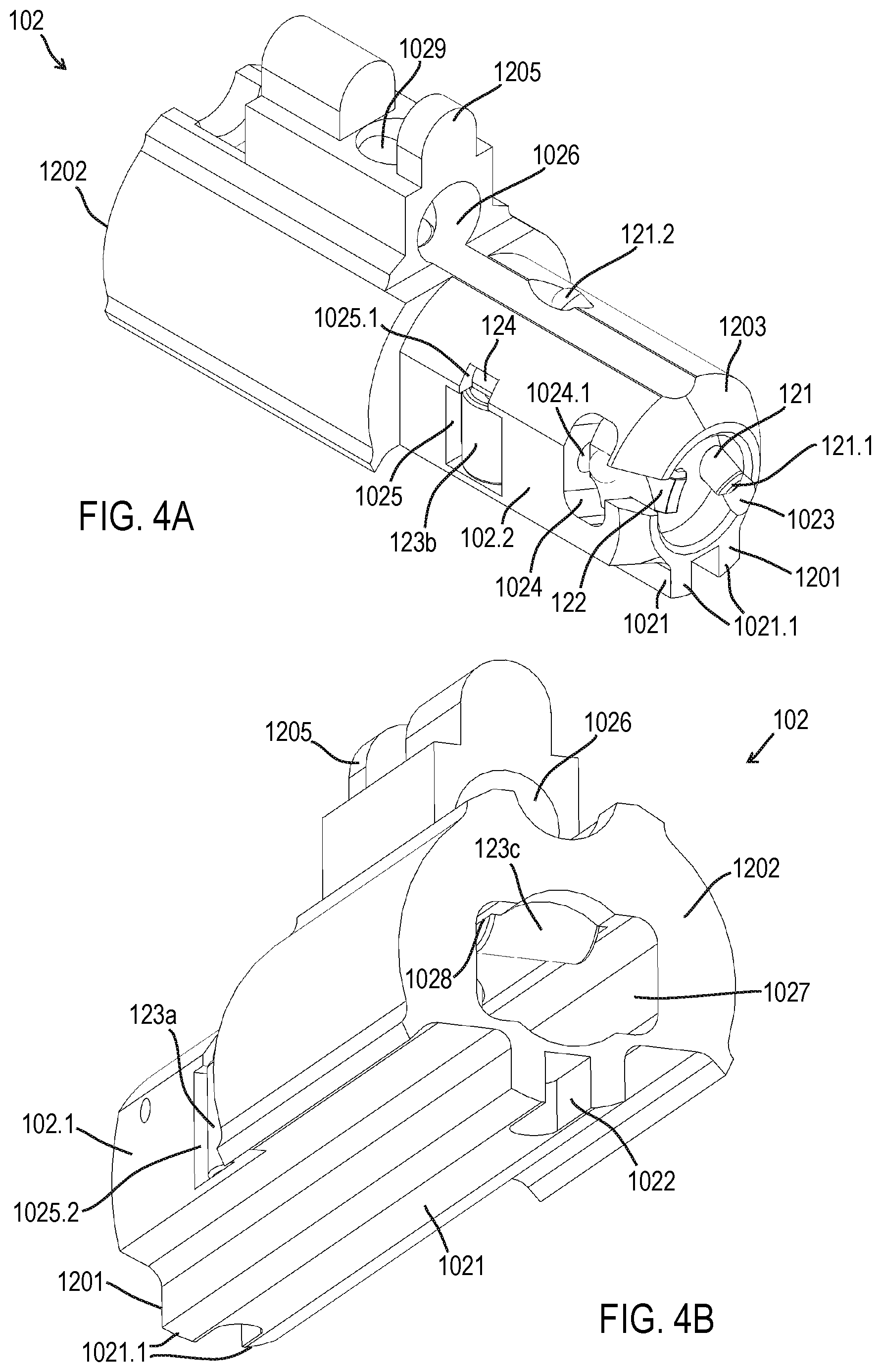 Patent US11781824 Figure 5 – Roller delayed firearm operating system