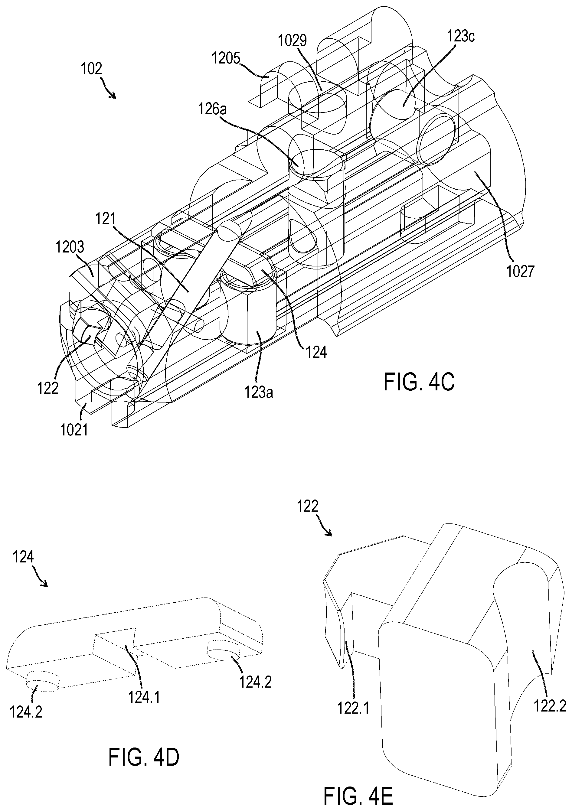 Patent US11781824 Figure 6 – Roller delayed firearm operating system