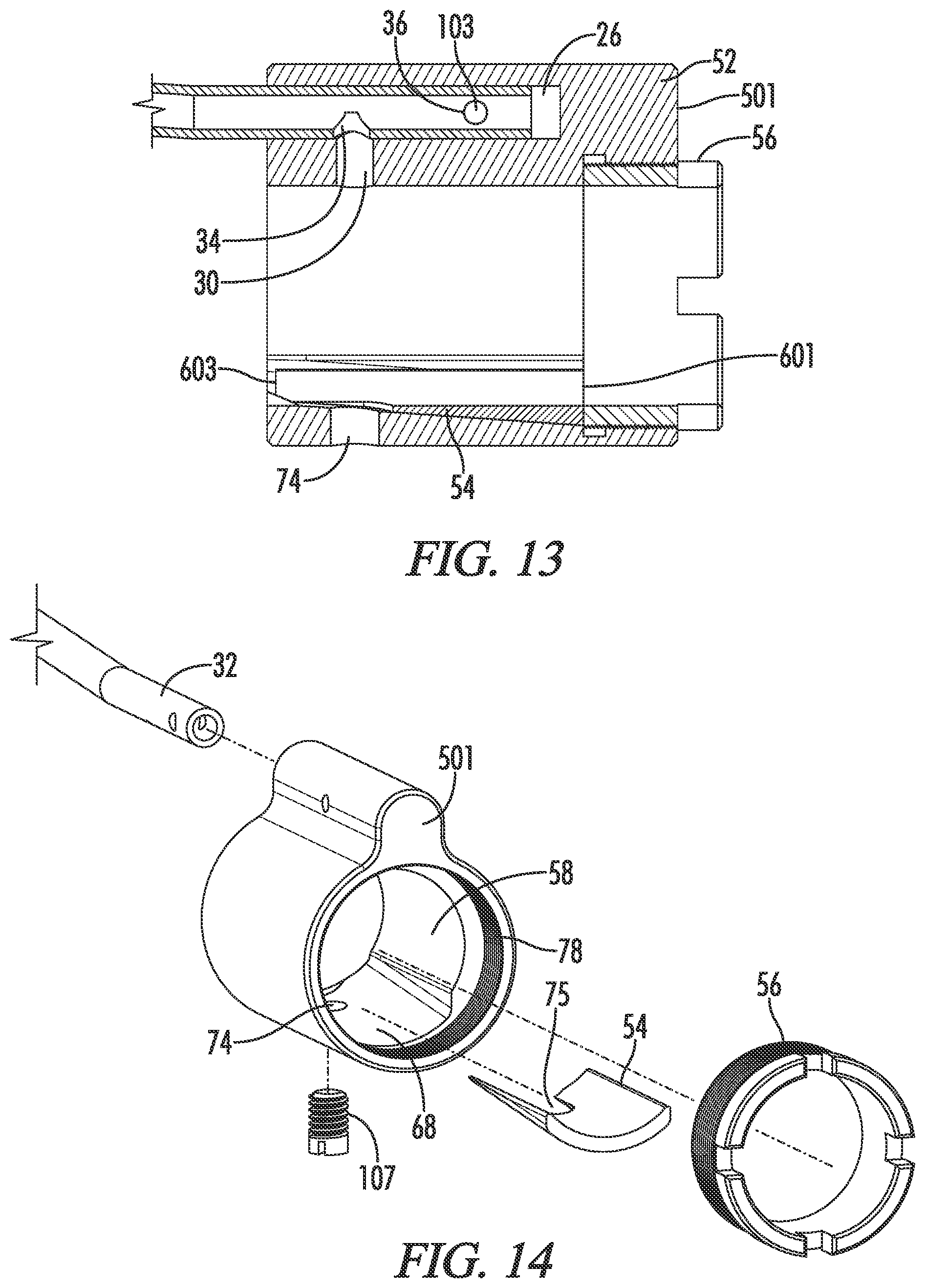Patent US11781825 Figure 8 – Gas block for a firearm
