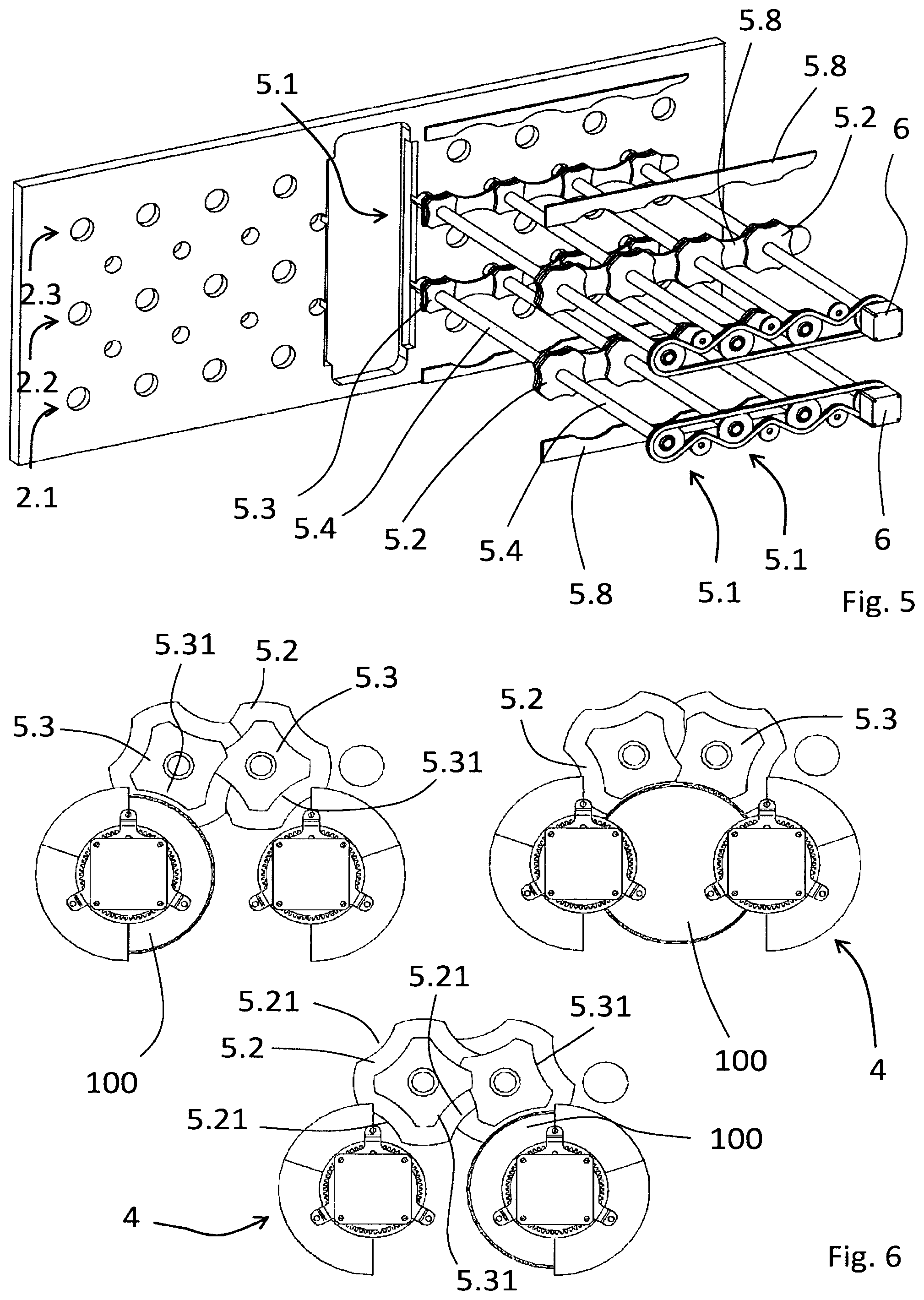 Patent US11781826 Figure 3 – Retaining apparatus for ammunition bodies