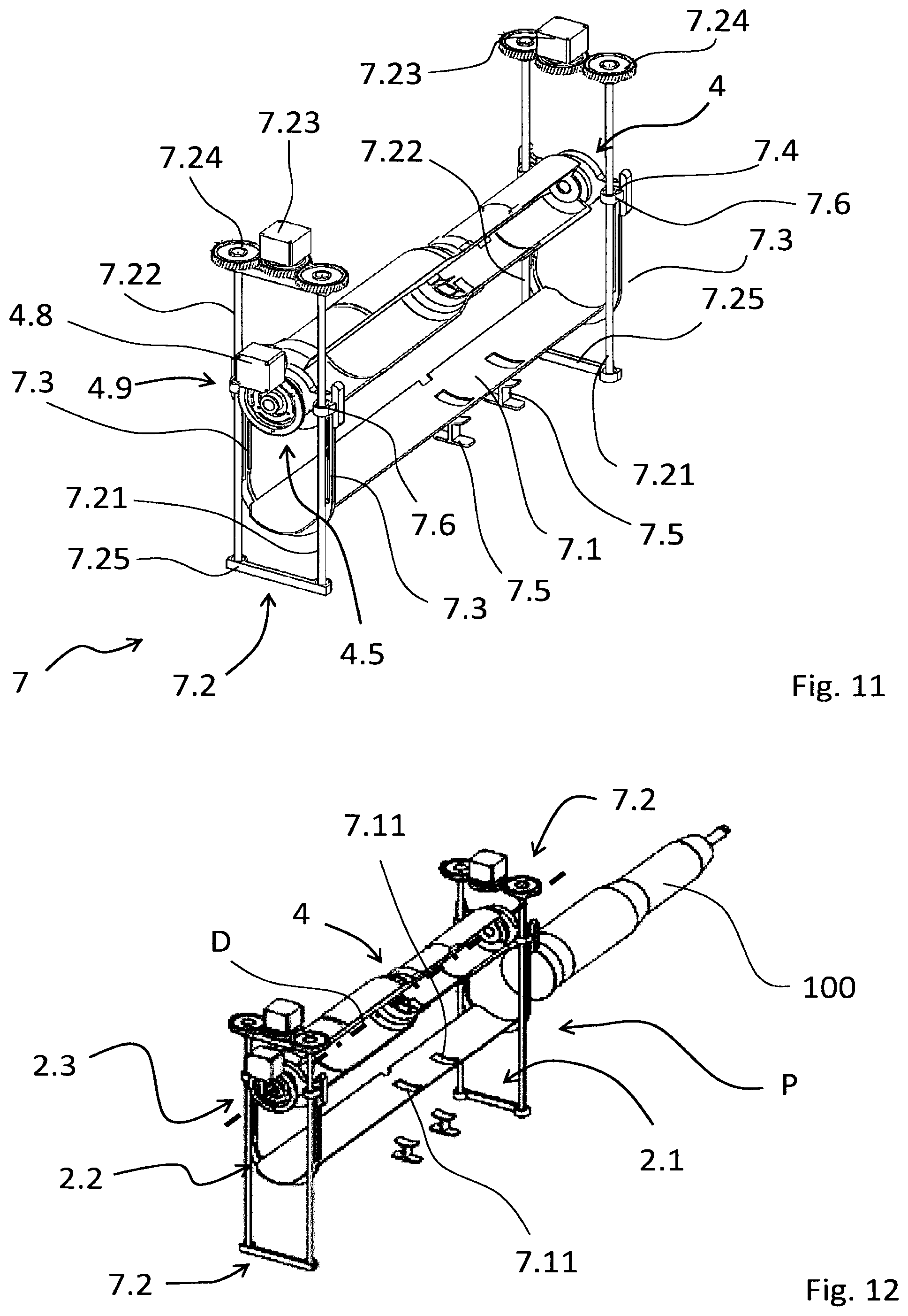 Patent US11781826 Figure 6 – Retaining apparatus for ammunition bodies