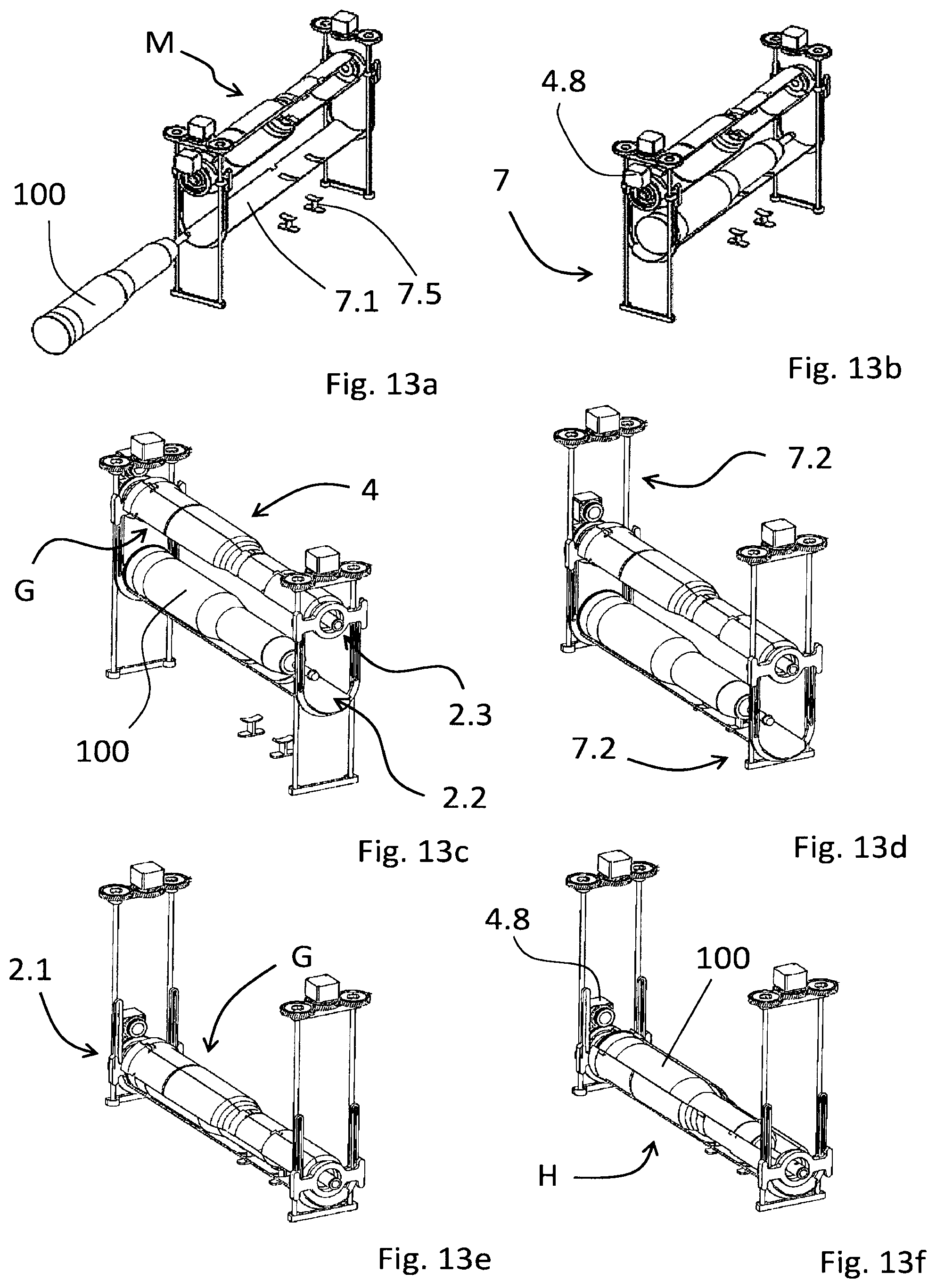 Patent US11781826 Figure 7 – Retaining apparatus for ammunition bodies