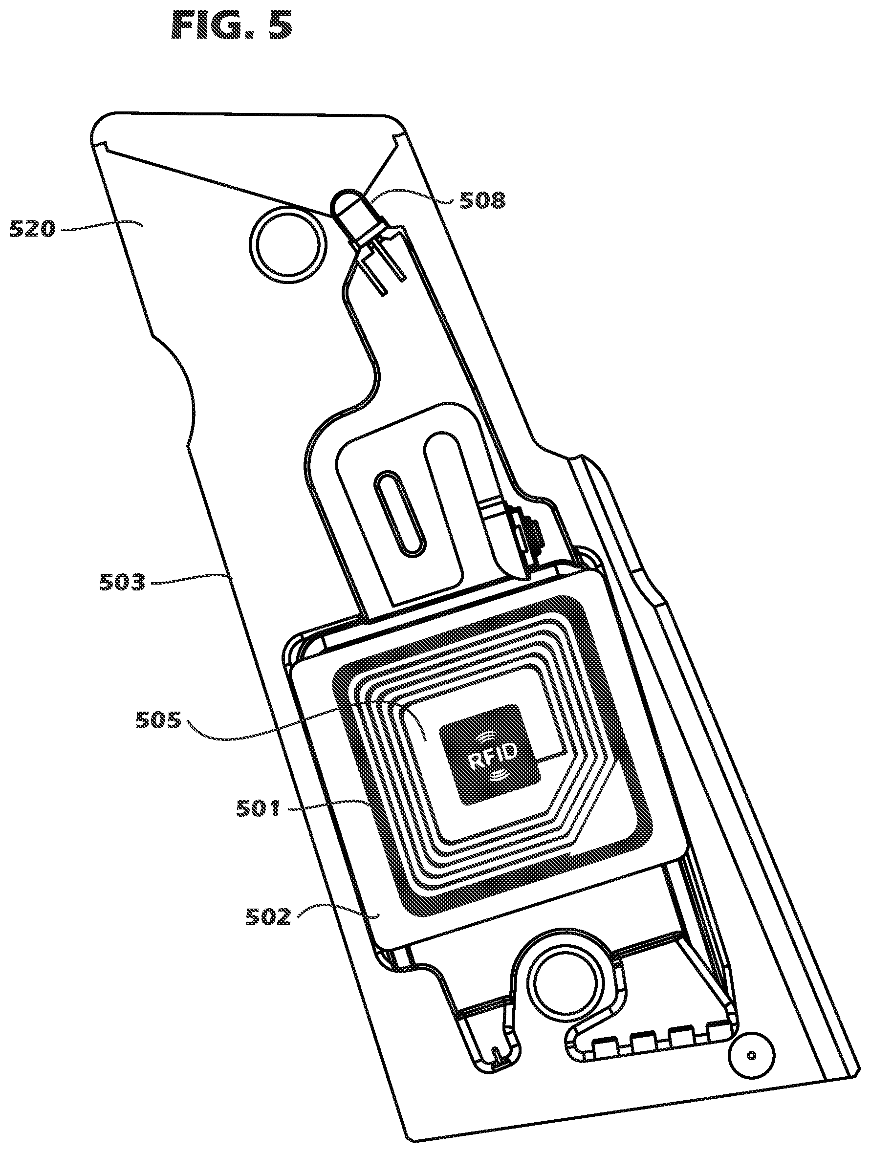 Patent US11781827 Figure 5 – Electronically controlled safety system for use in firearms and a method for its use