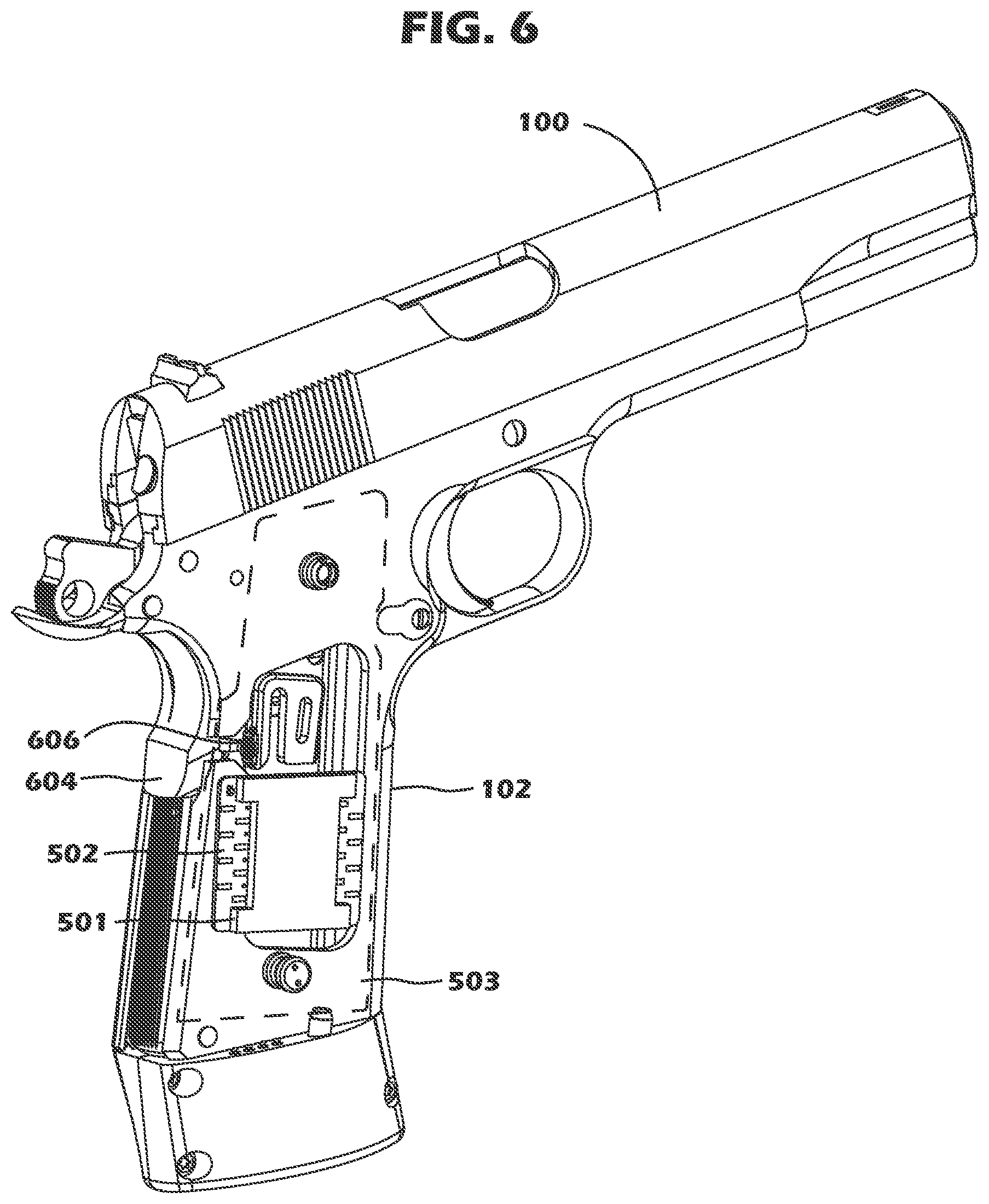 Patent US11781827 Figure 6 – Electronically controlled safety system for use in firearms and a method for its use