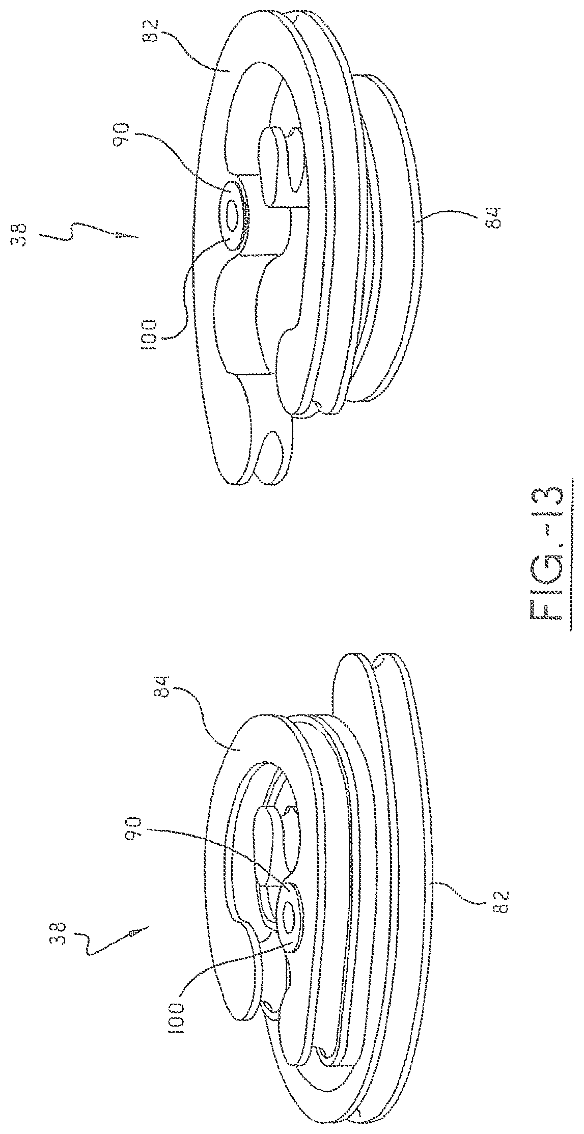 Patent US11781829 Figure 13 – Narrow crossbow with large power stroke