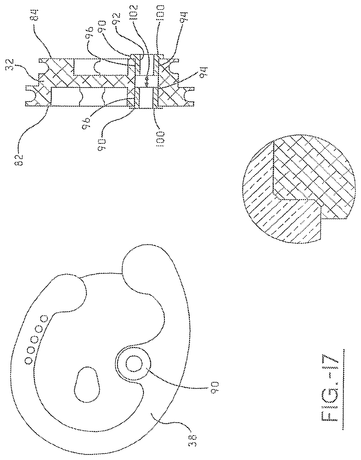 Patent US11781829 Figure 17 – Narrow crossbow with large power stroke