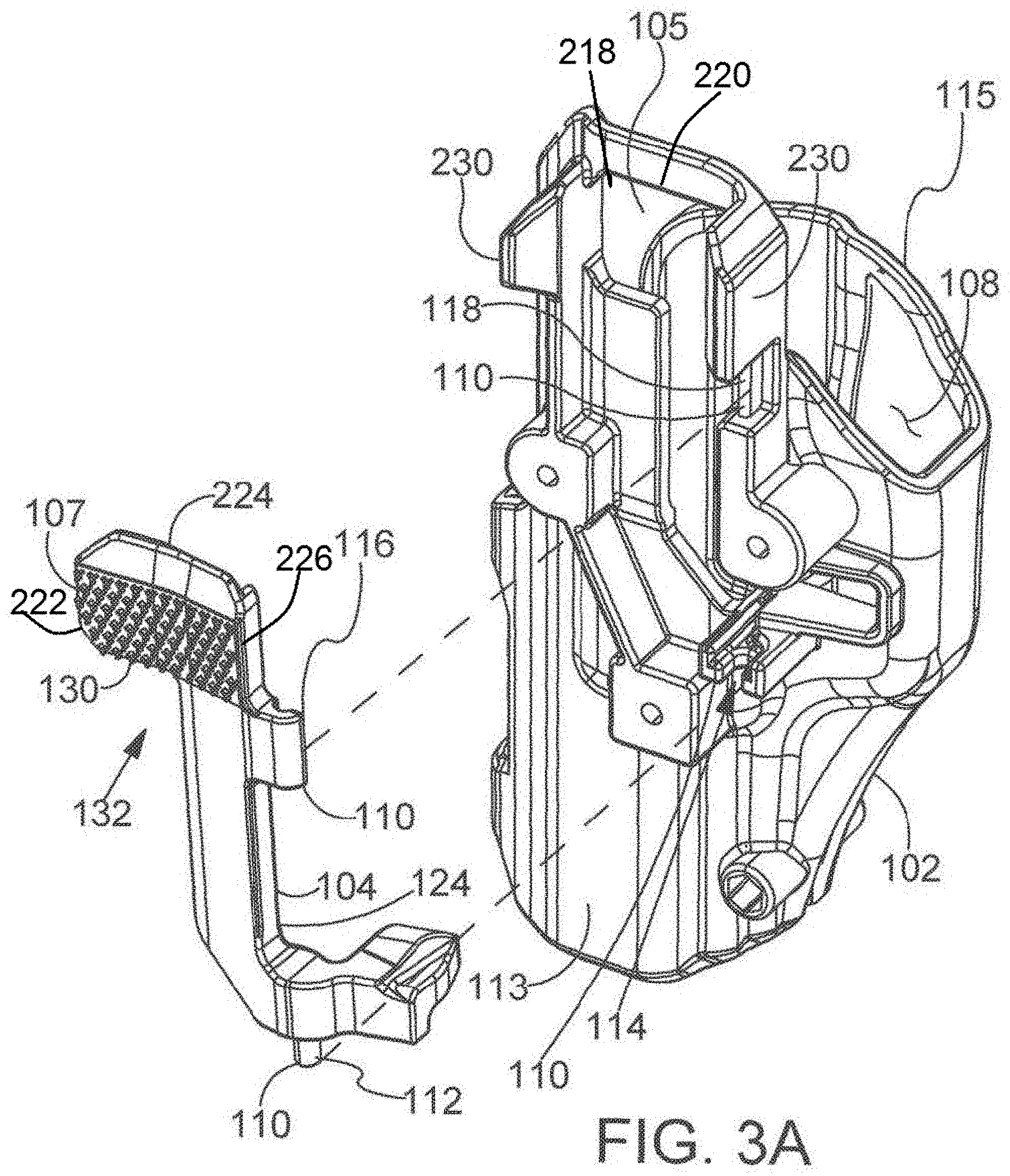 Patent US11781831 Figure 3 – Thumb-actuated locking holster system
