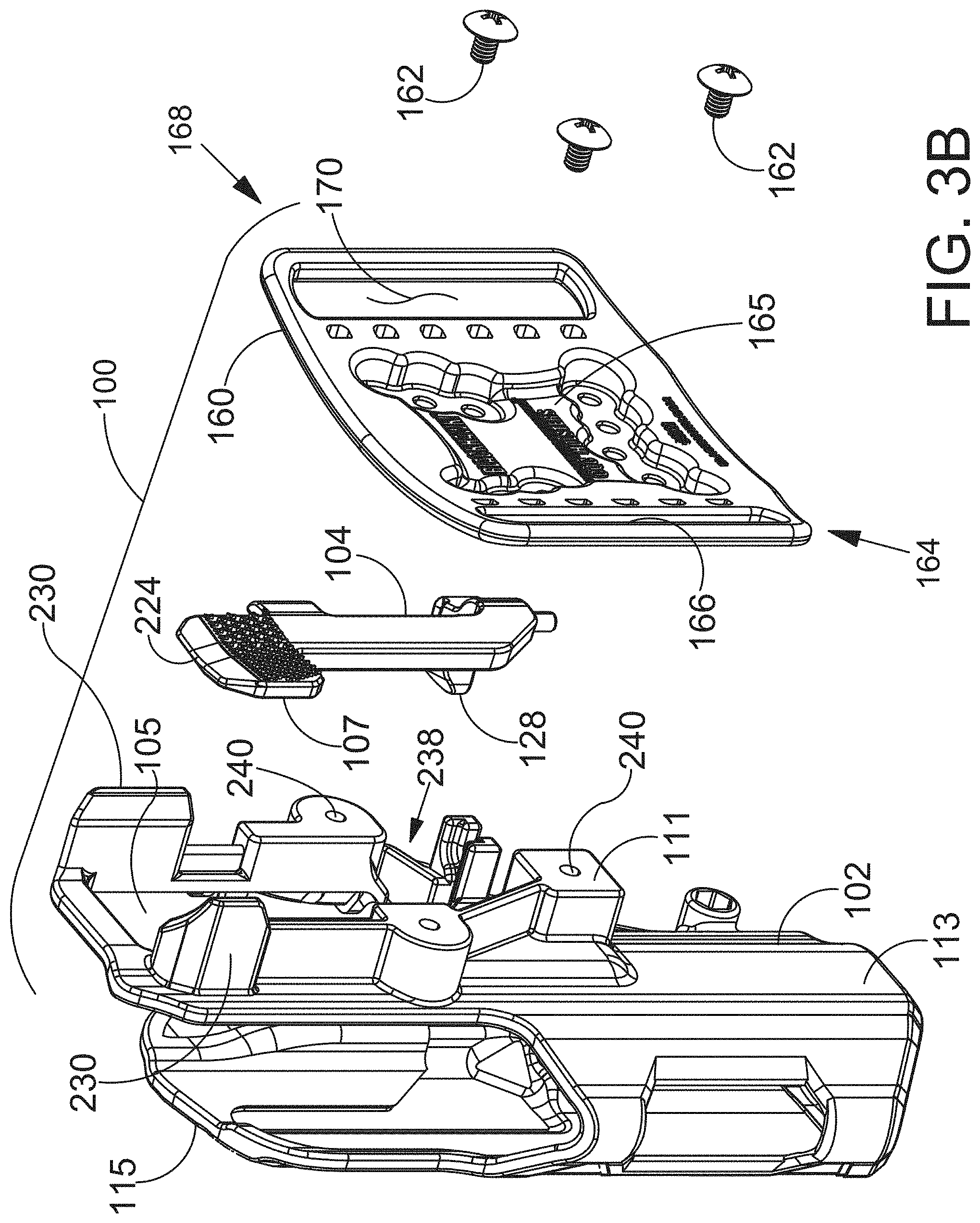 Patent US11781831 Figure 4 – Thumb-actuated locking holster system