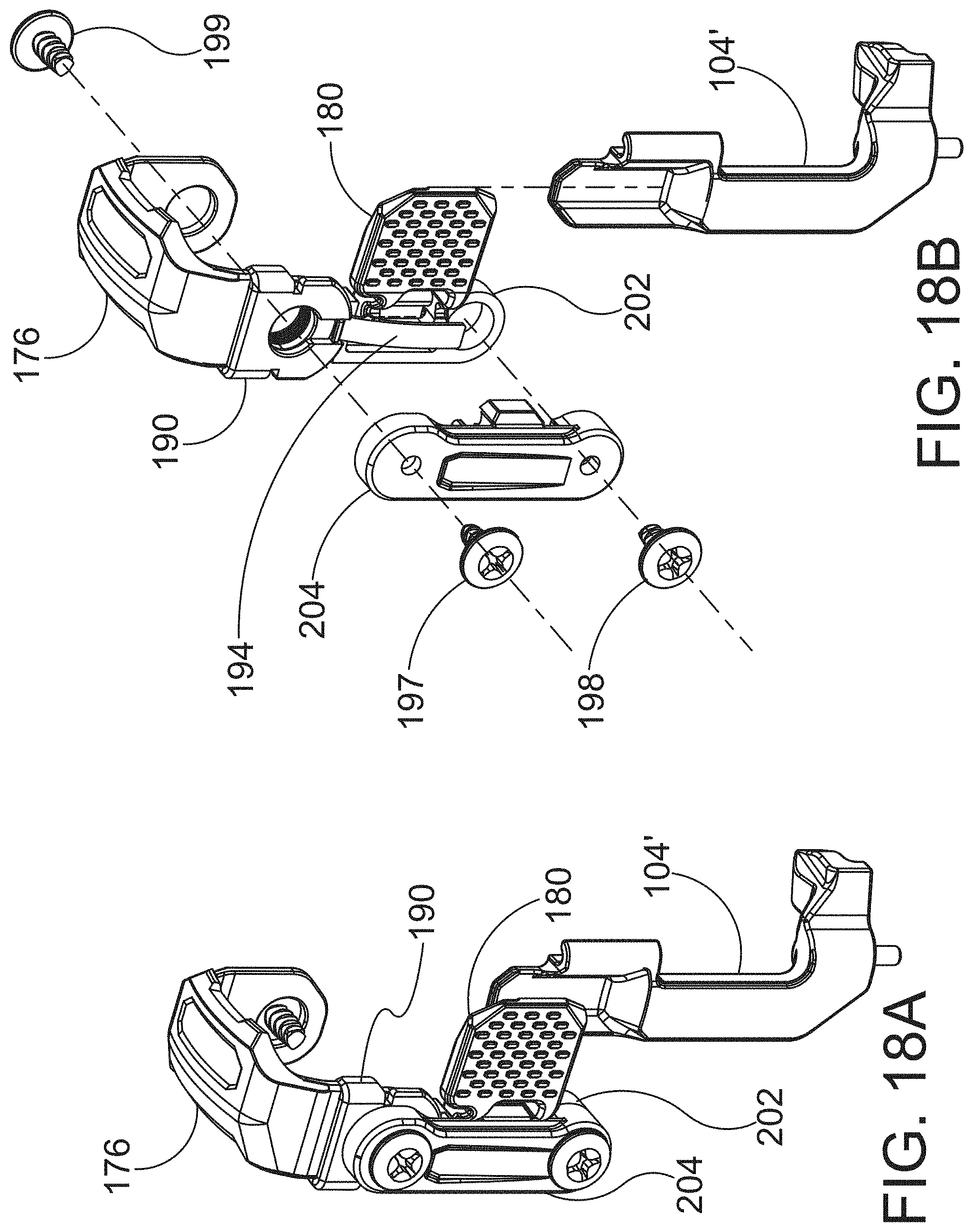 Patent US11781831 Figure 19 – Thumb-actuated locking holster system