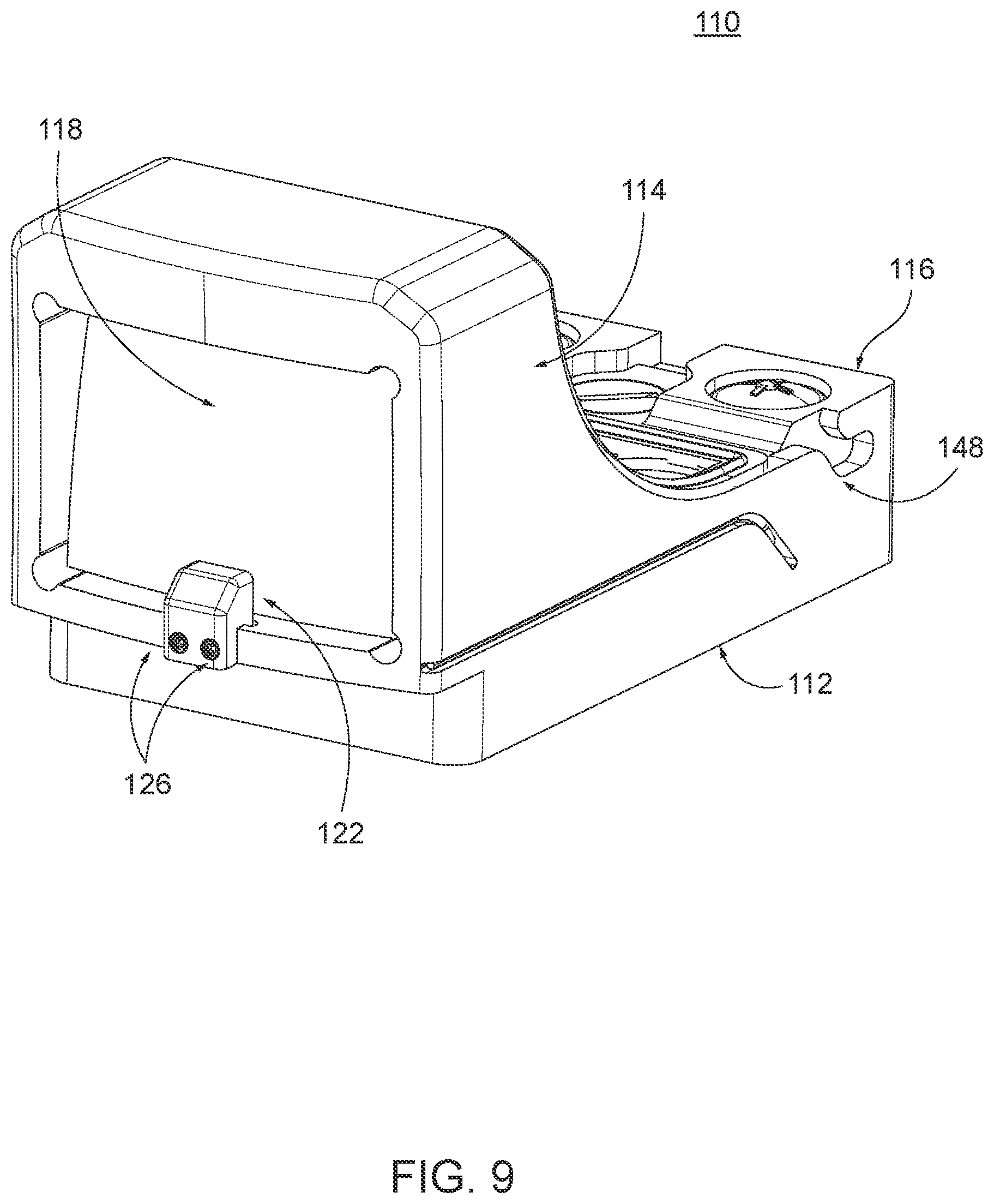 Patent US11781832 Figure 8 – Optical sight with reinforced frame