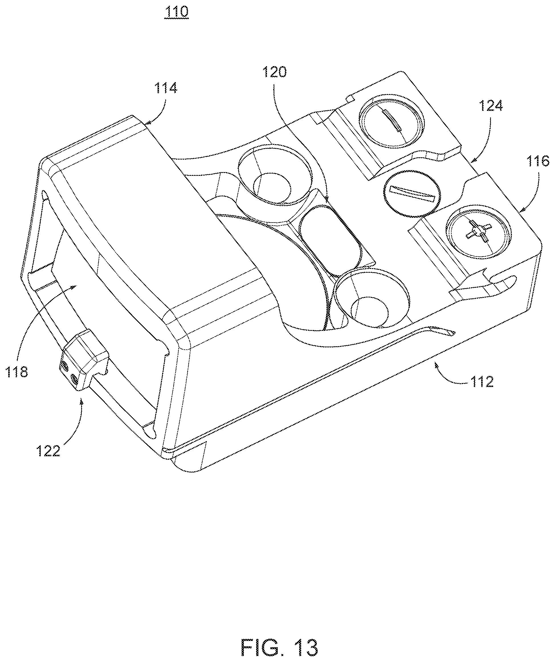 Patent US11781832 Figure 12 – Optical sight with reinforced frame