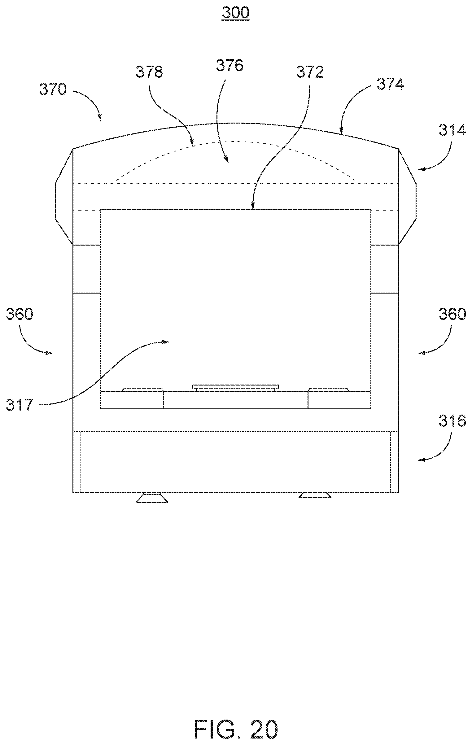 Patent US11781832 Figure 18 – Optical sight with reinforced frame