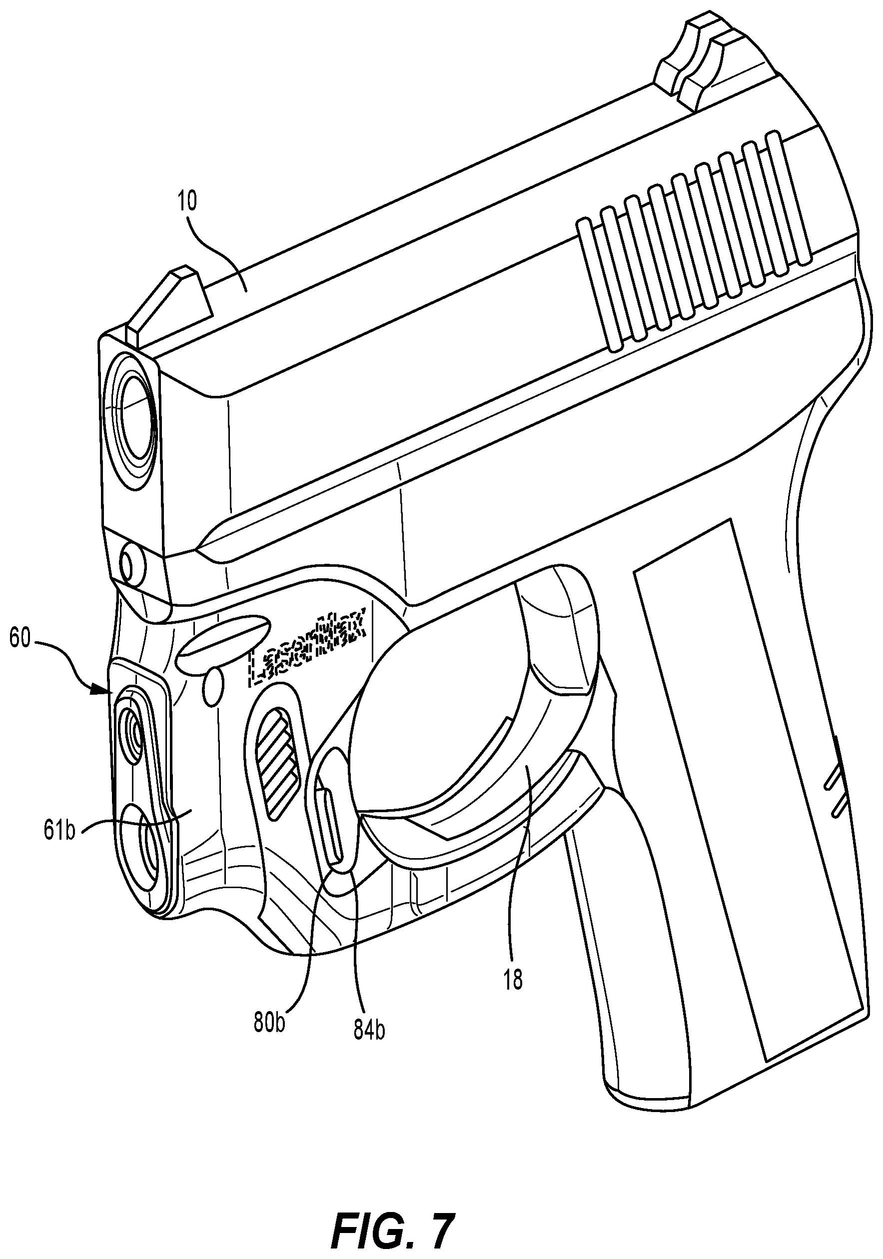 Patent US11781833 Figure 7 – Switchless sensing for electronic devices used with deterrent devices
