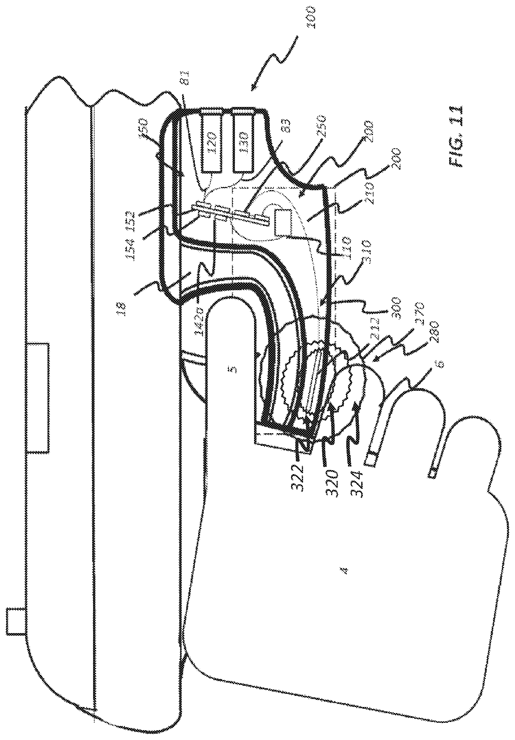 Patent US11781833 Figure 11 – Switchless sensing for electronic devices used with deterrent devices
