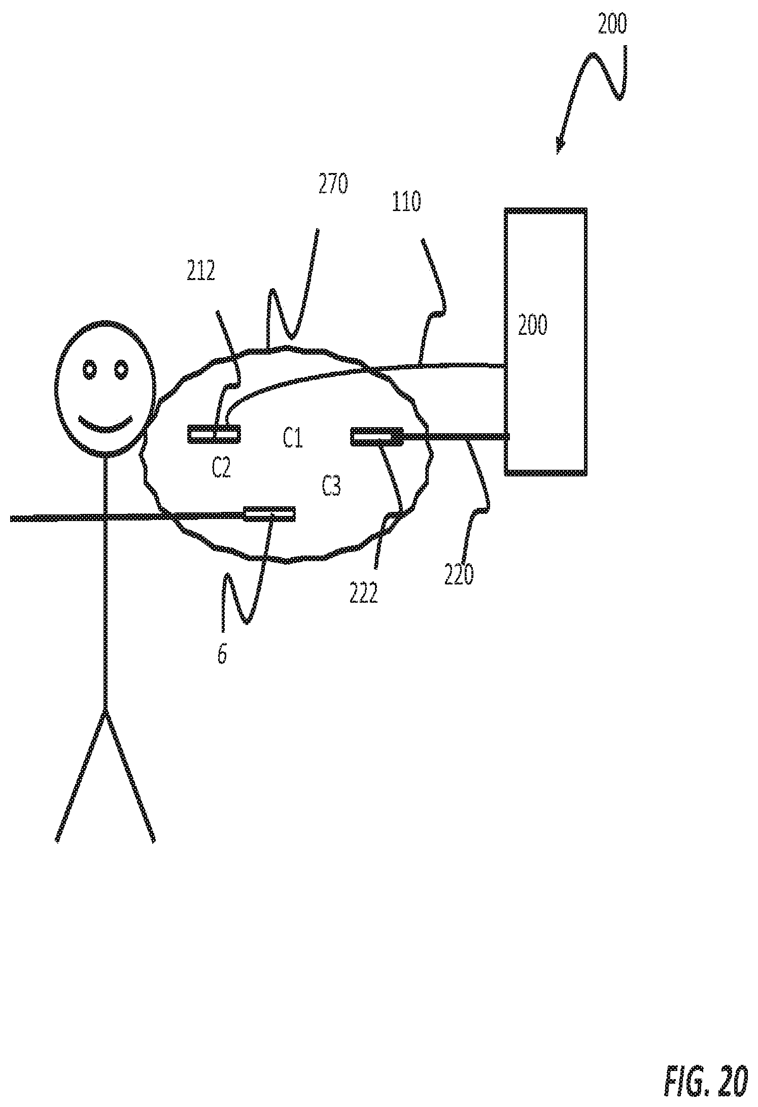Patent US11781833 Figure 20 – Switchless sensing for electronic devices used with deterrent devices