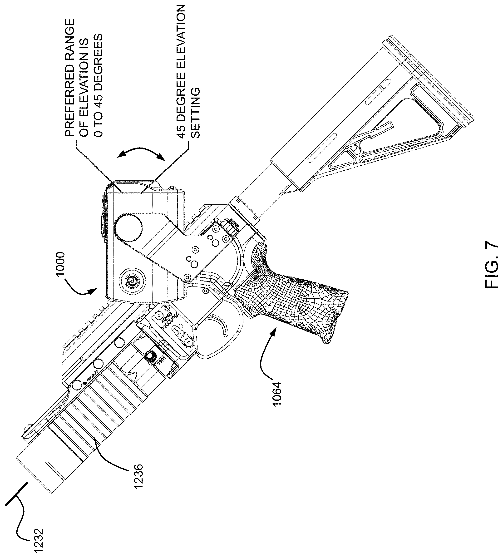 Patent US11781834 Figure 7 – Fire control system