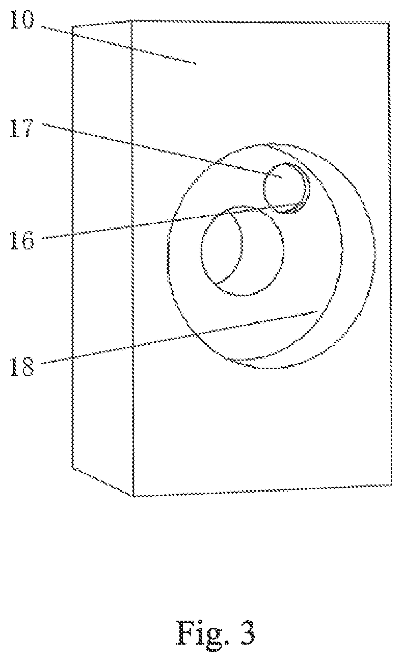 Patent US11781837 Figure 3 – Gun light positioned by a sliding guide rail