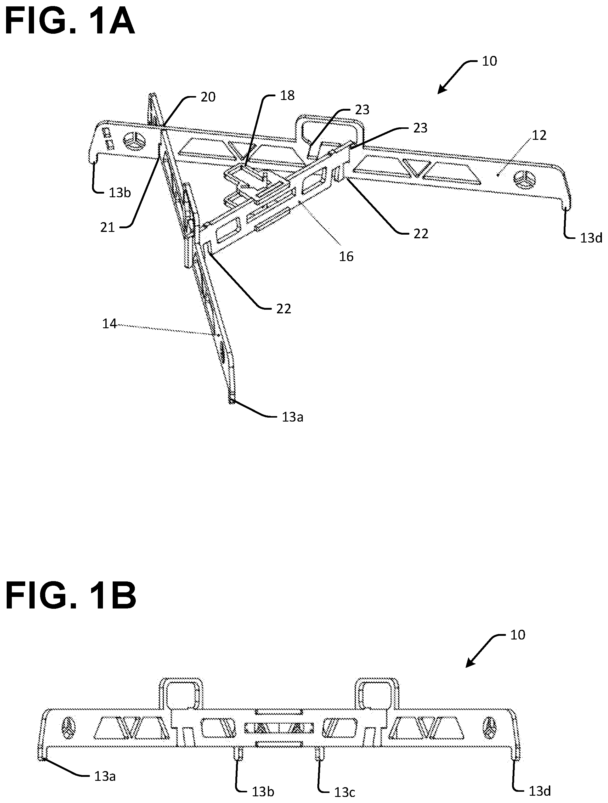 Patent US11781840 Figure 1 – Modular target structure