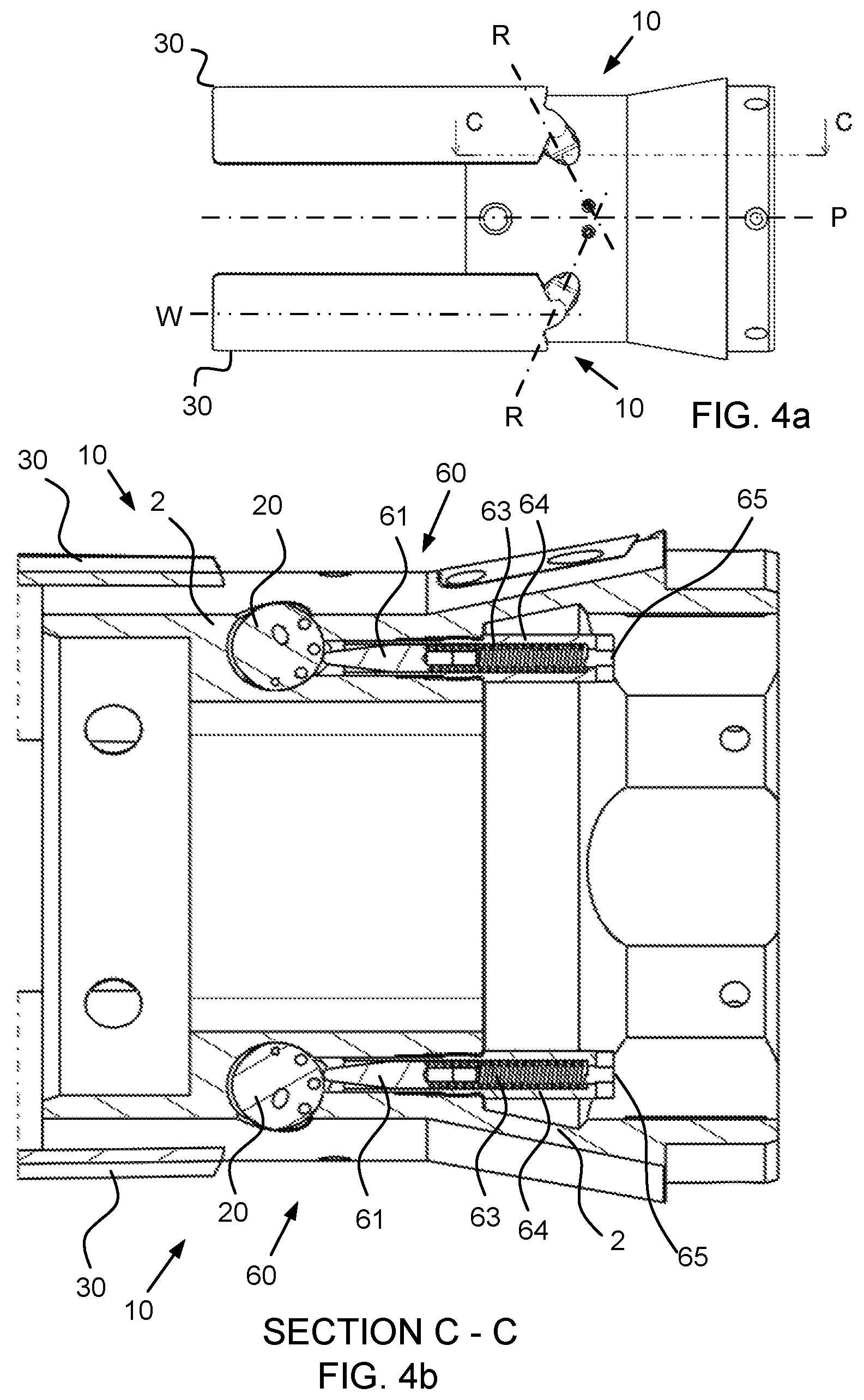 Patent US11781841 Figure 3 – Wing arrangement, a projectile, a method for deploying a wing blade, a use and a method for assembly