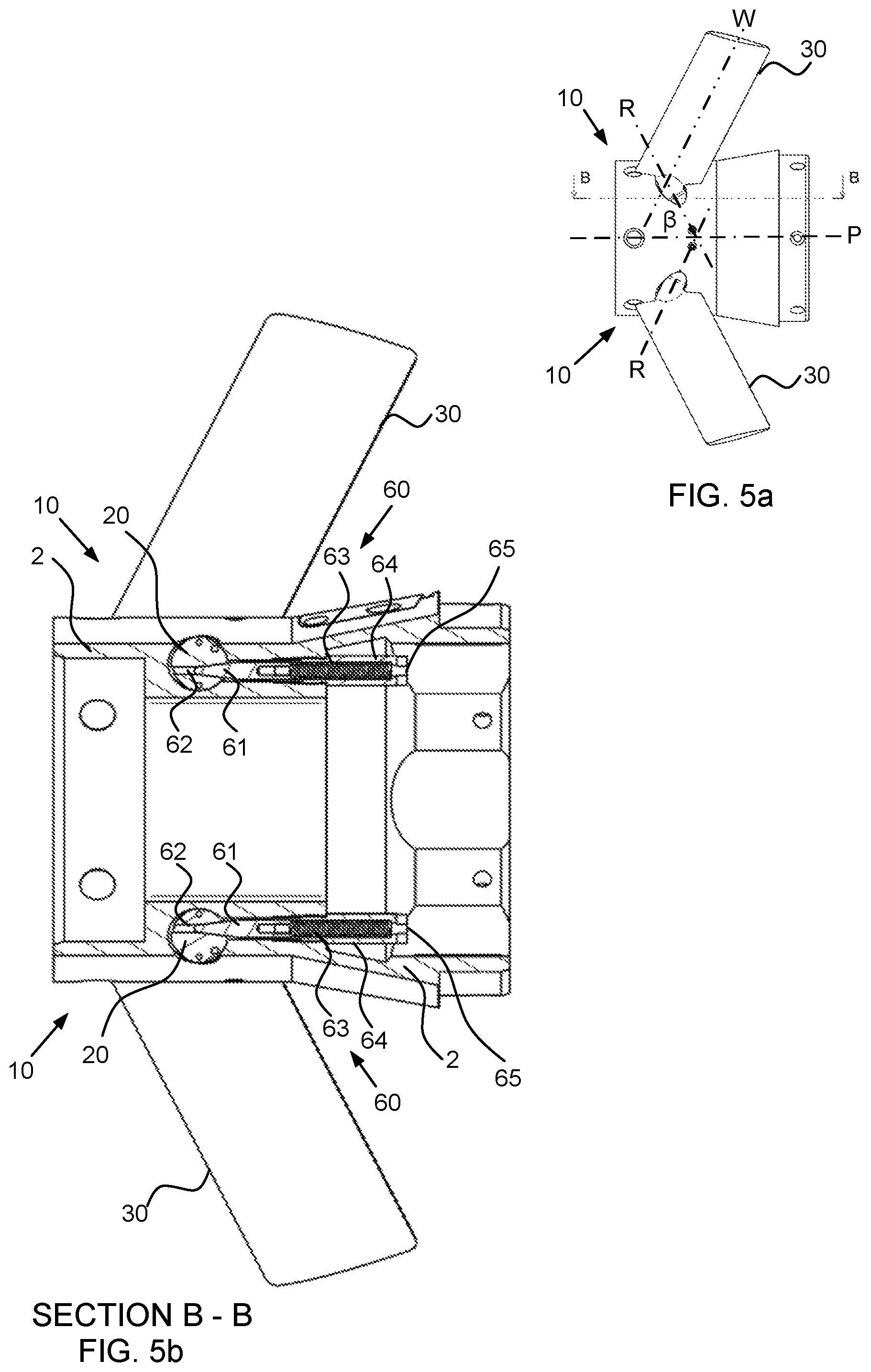 Patent US11781841 Figure 4 – Wing arrangement, a projectile, a method for deploying a wing blade, a use and a method for assembly