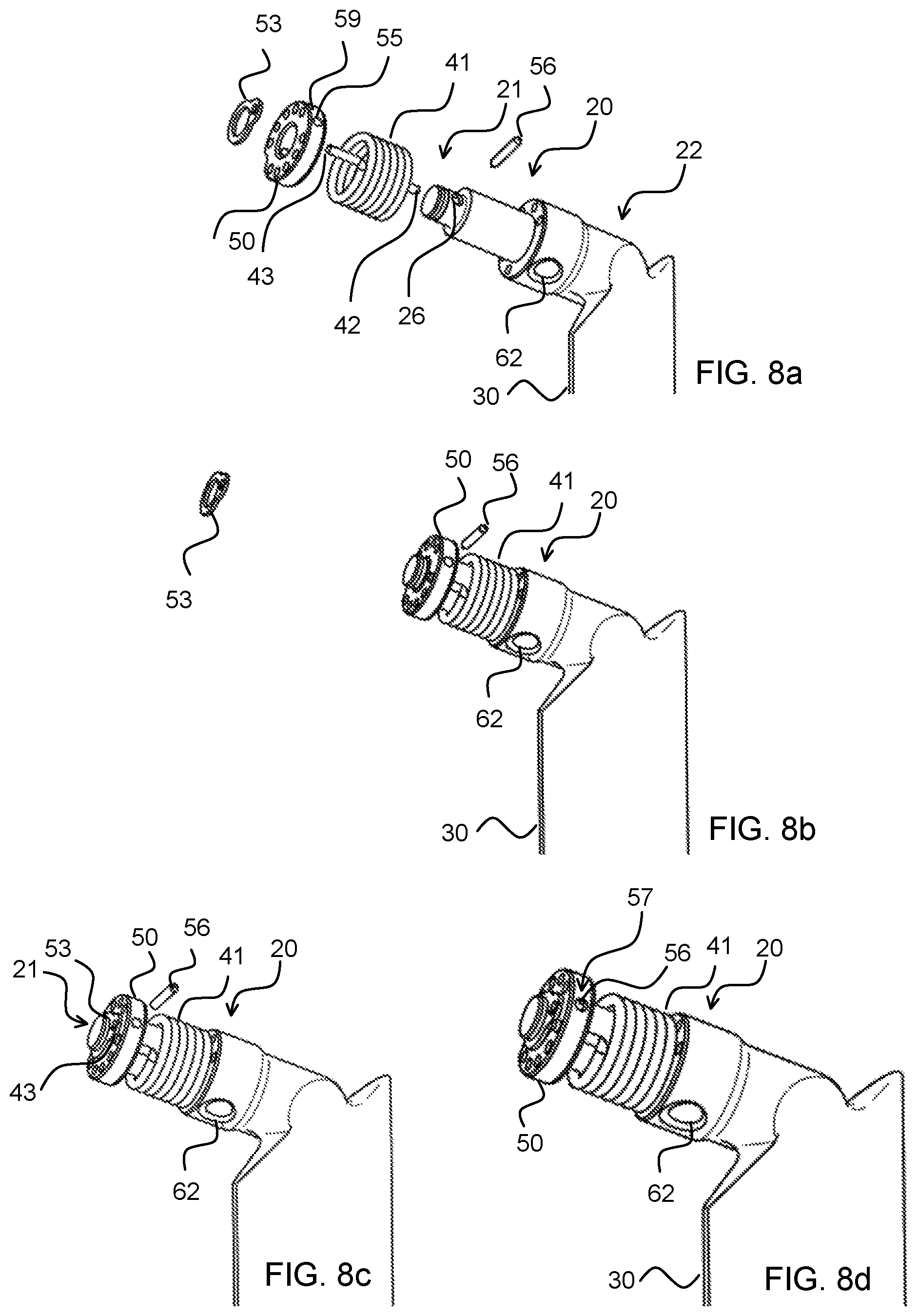 Patent US11781841 Figure 7 – Wing arrangement, a projectile, a method for deploying a wing blade, a use and a method for assembly