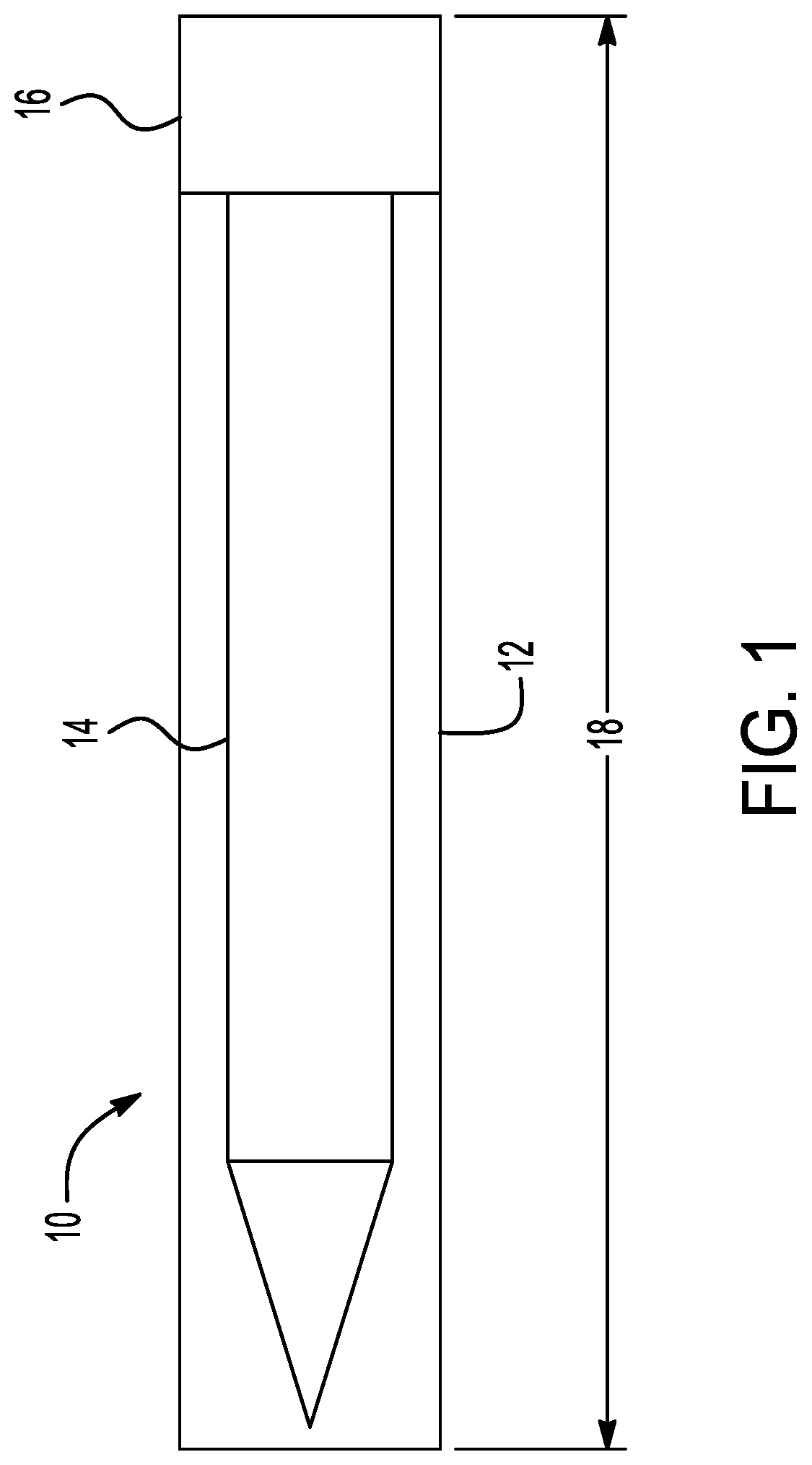 Patent US11781842 Figure 1 – Extended range projectile and method for propelling an extended range projectile