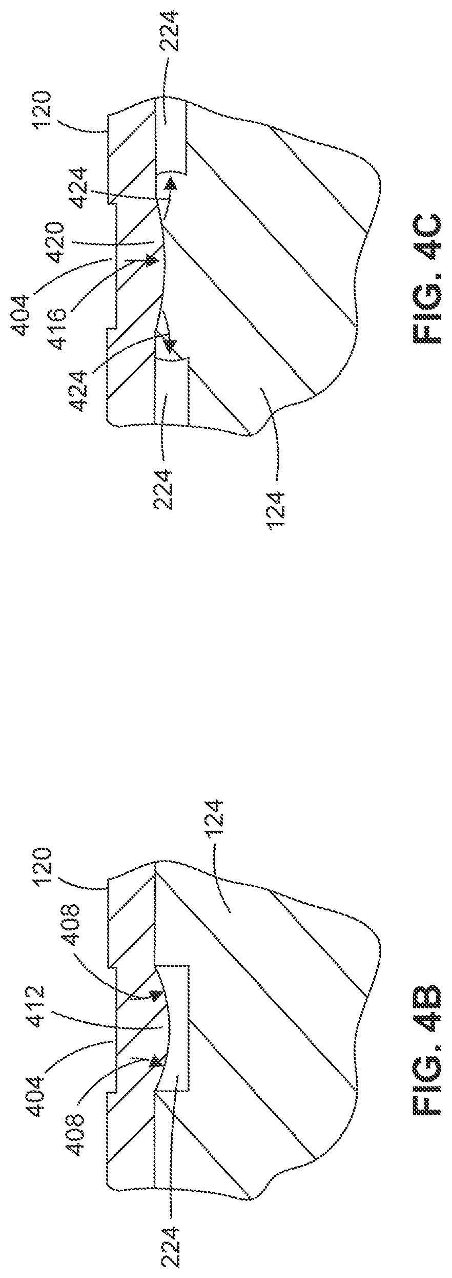 Patent US11781843 Figure 4 – Reduced stiffness barrel fired projectile