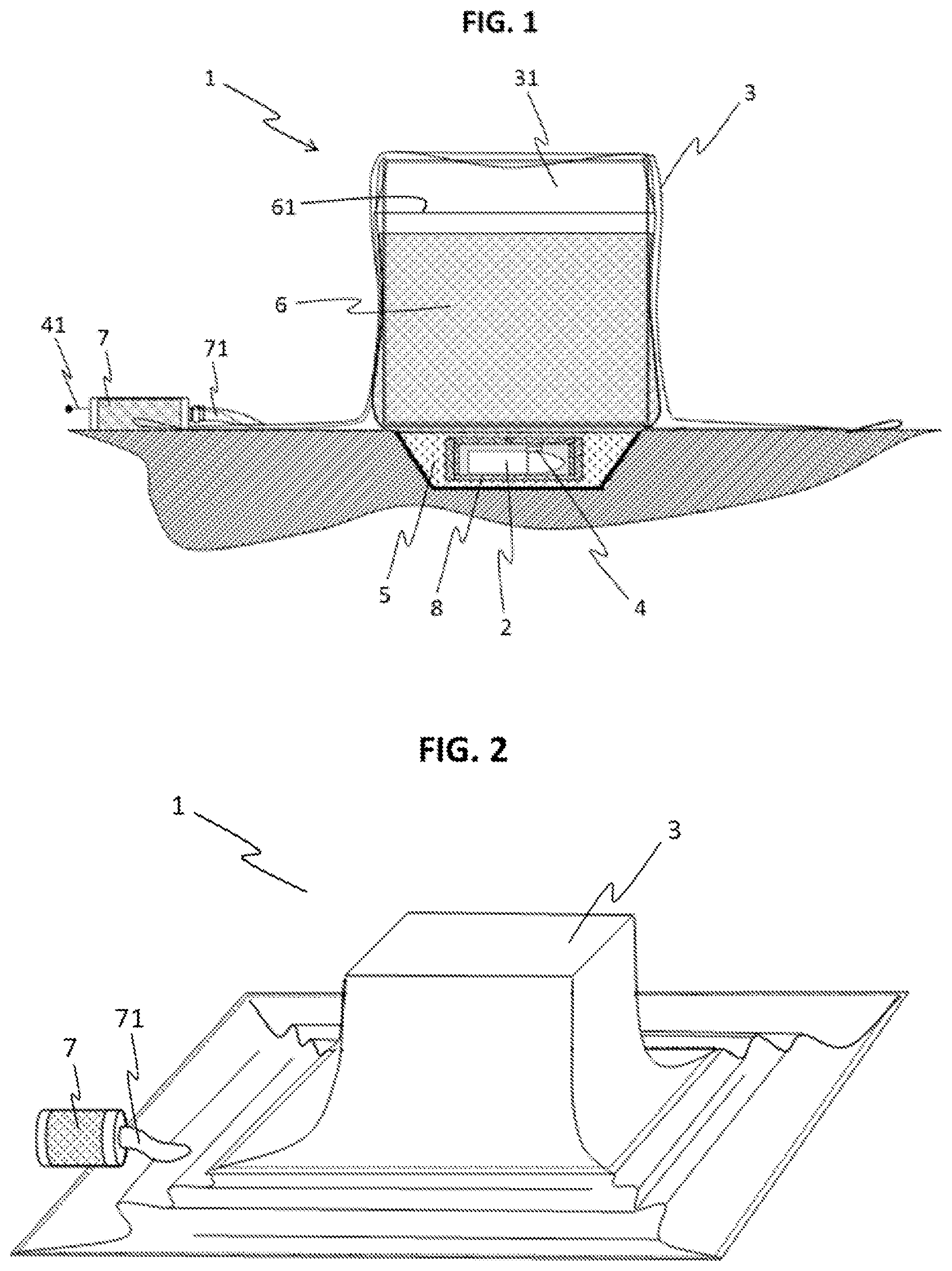 Patent US11781848 — Mobile device for neutralizing a chemical or biological weapon — Figure 1