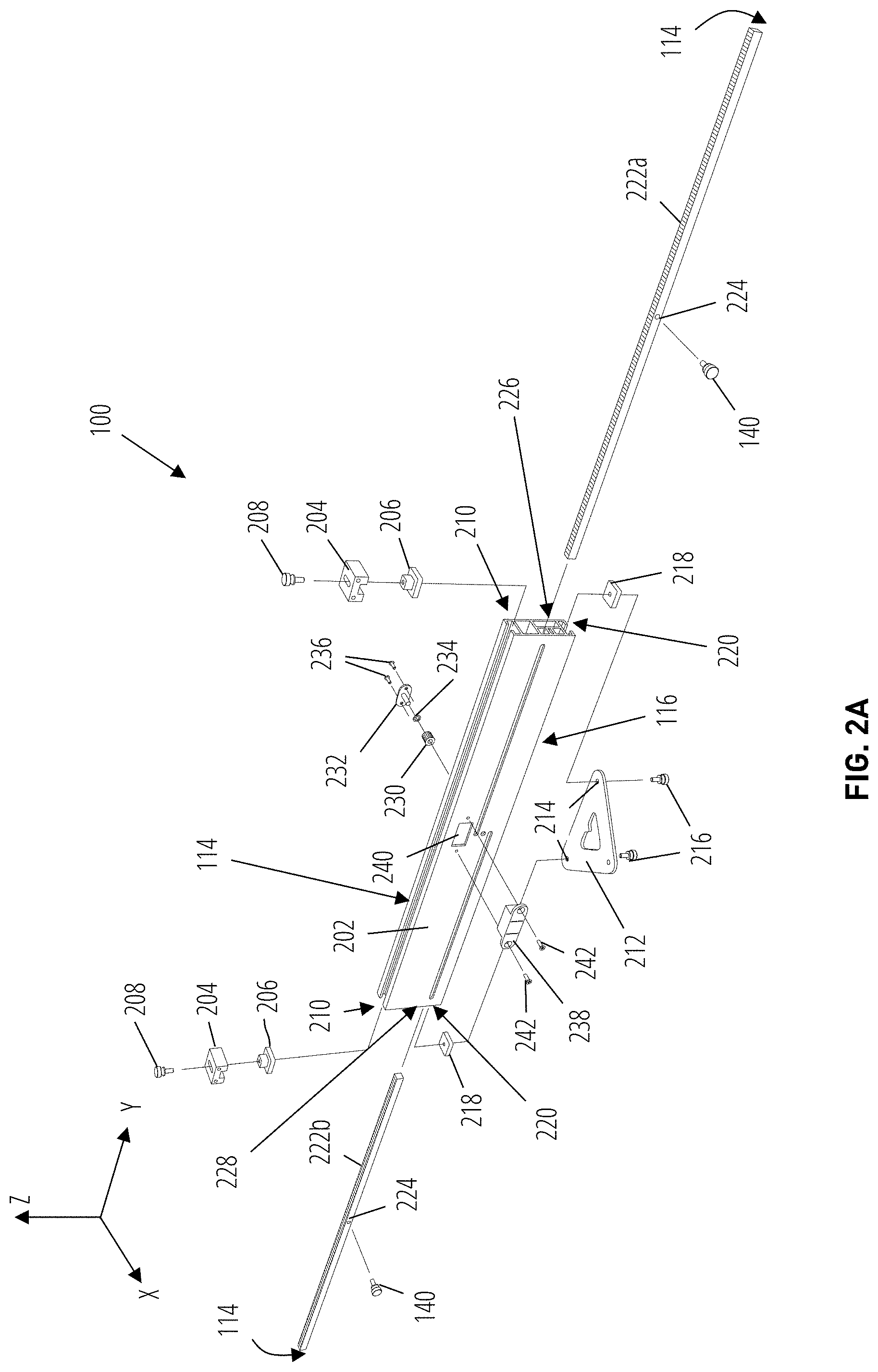 Patent US11781850 Figure 5 – Installation tool for affixing objects to a plurality of vertical surfaces and methods using thereof