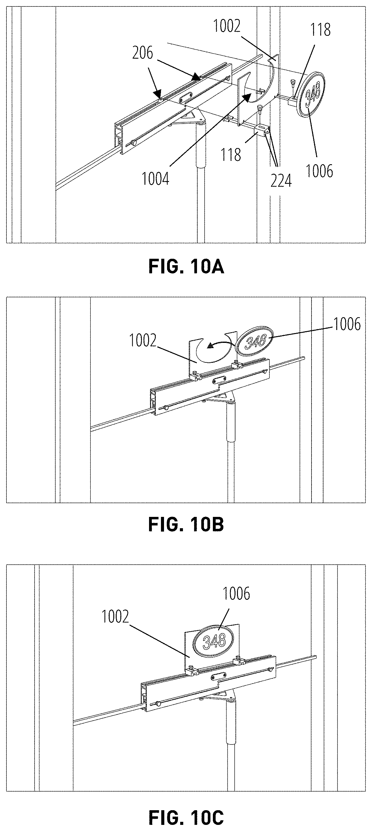 Patent US11781850 Figure 12 – Installation tool for affixing objects to a plurality of vertical surfaces and methods using thereof