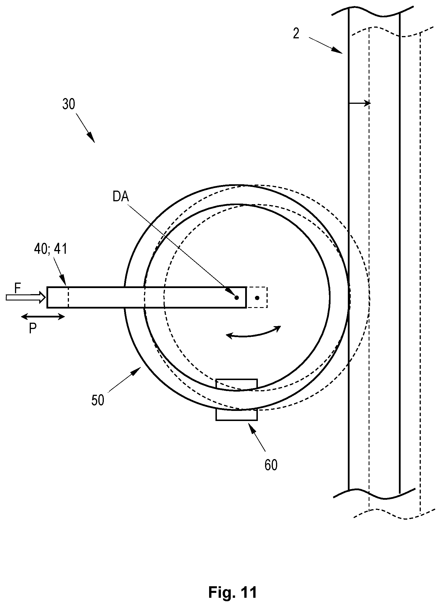 Patent US11781853 Figure 9 – Measurement device and method for measuring an advancement of a cable