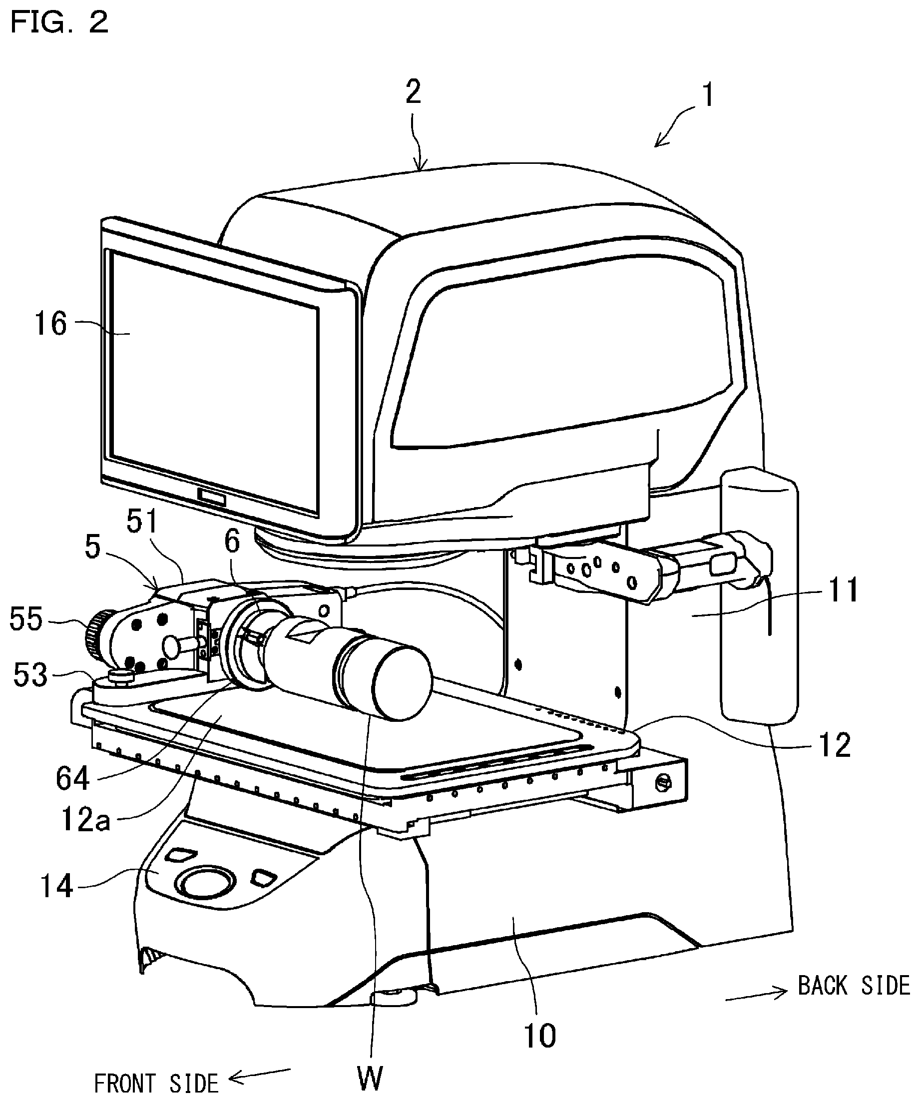 Patent US11781856 Figure 2 – Image dimension measurement device