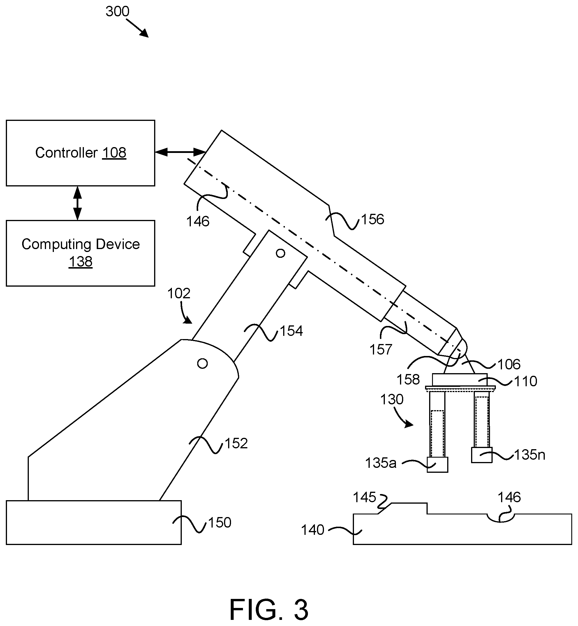 Patent US11781862 Figure 3 – Multi-probe non-destructive inspection system