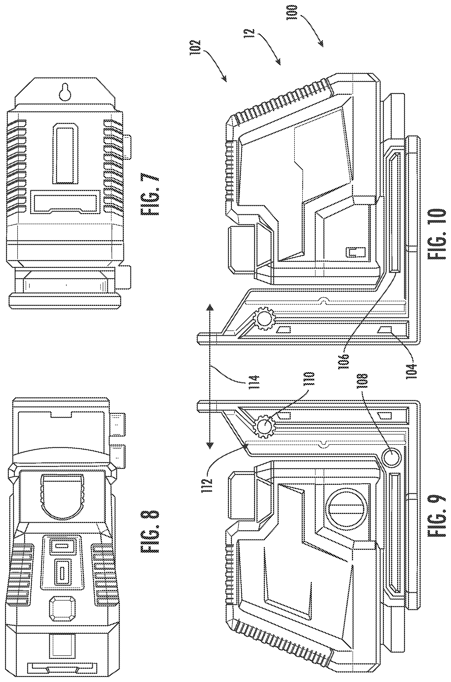 Patent US11781865 Figure 7 – Laser projection tools and mounting accessories