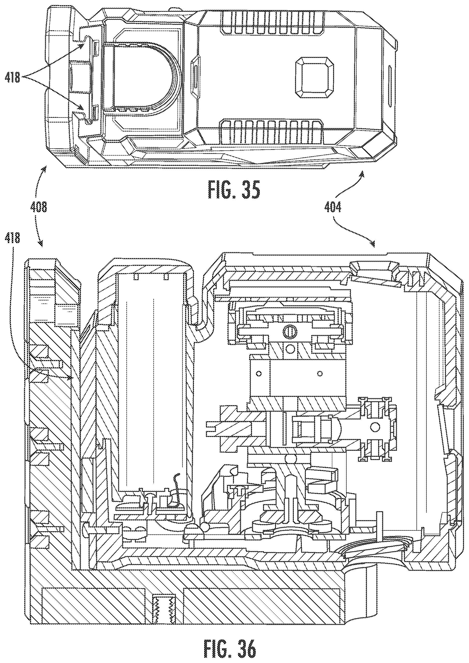Patent US11781865 Figure 18 – Laser projection tools and mounting accessories