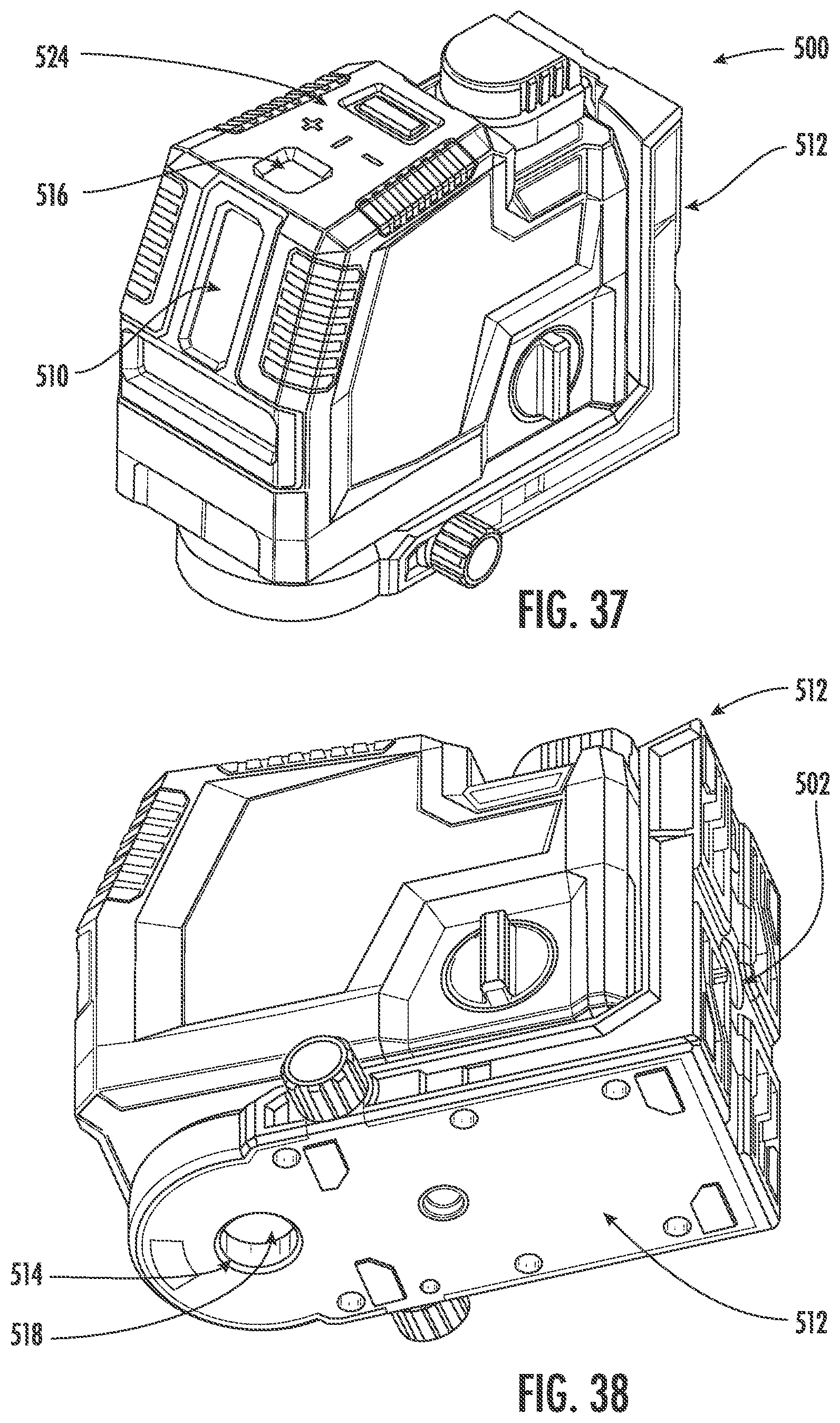 Patent US11781865 Figure 19 – Laser projection tools and mounting accessories