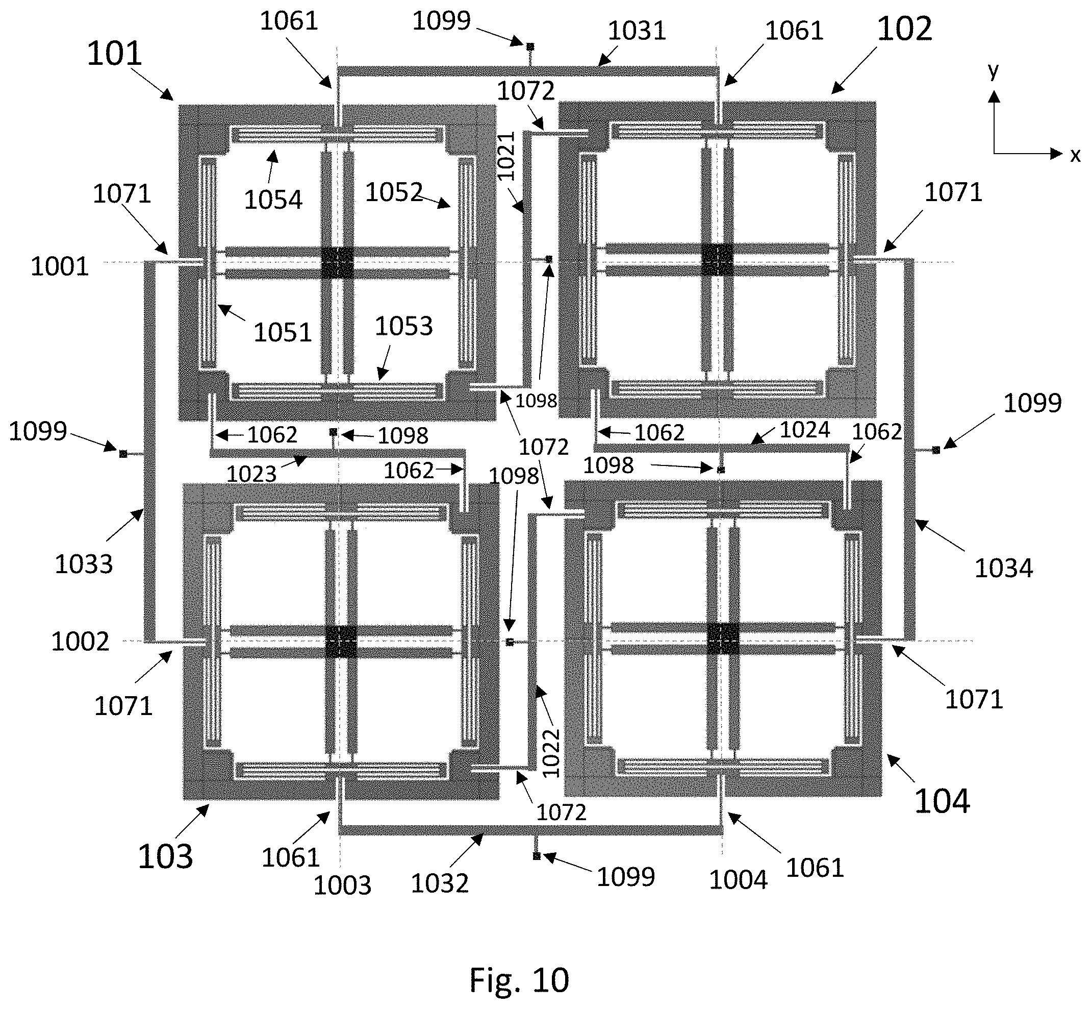 Patent US11781867 Figure 12 – Piezoelectric frequency-modulated gyroscope