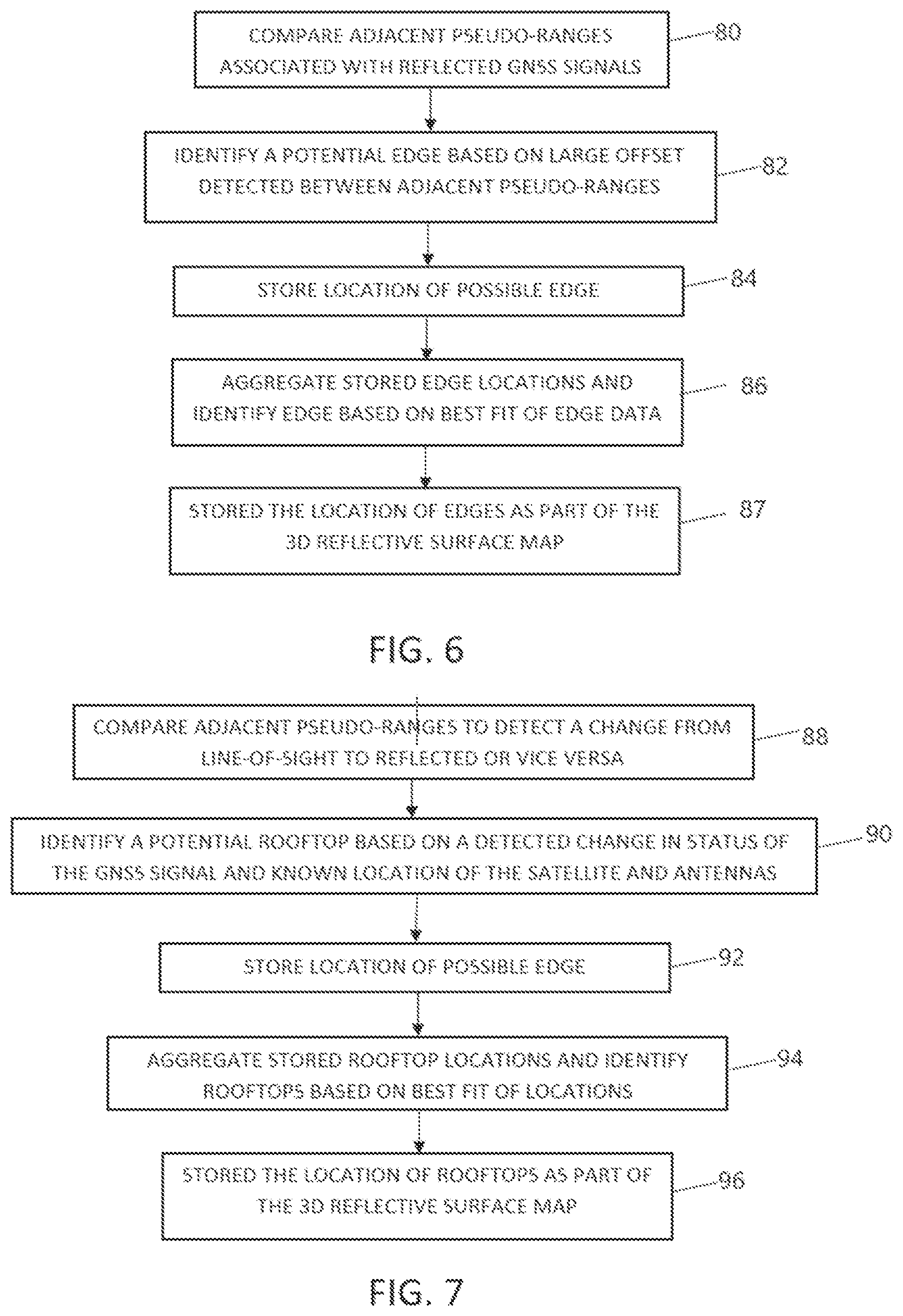 Patent US11781868 Figure 8 – System and method for GNSS reflective surface mapping and position fix estimation