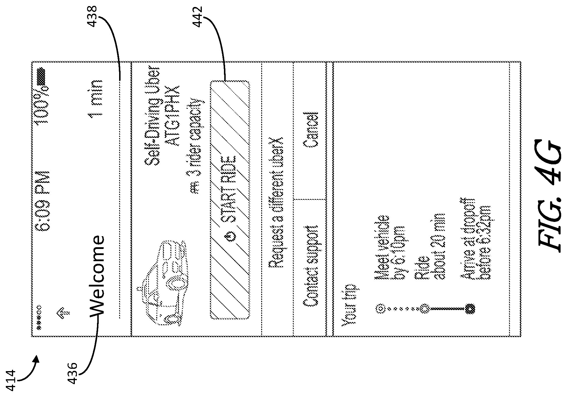 Patent US11781873 Figure 14 – State-based autonomous-vehicle operations