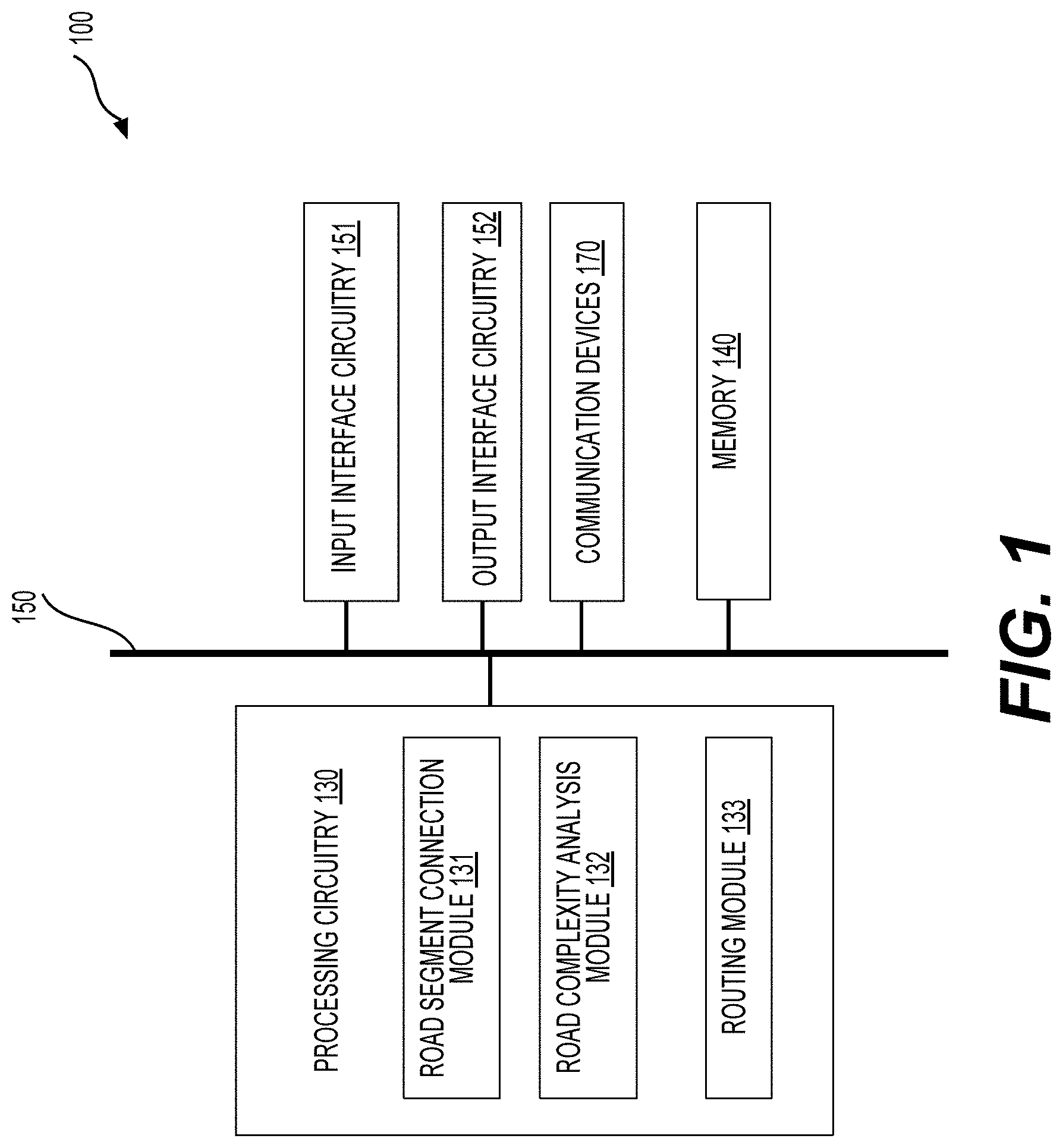Patent US11781875 Figure 1 – Apparatus and method for forming and analyzing connected roads
