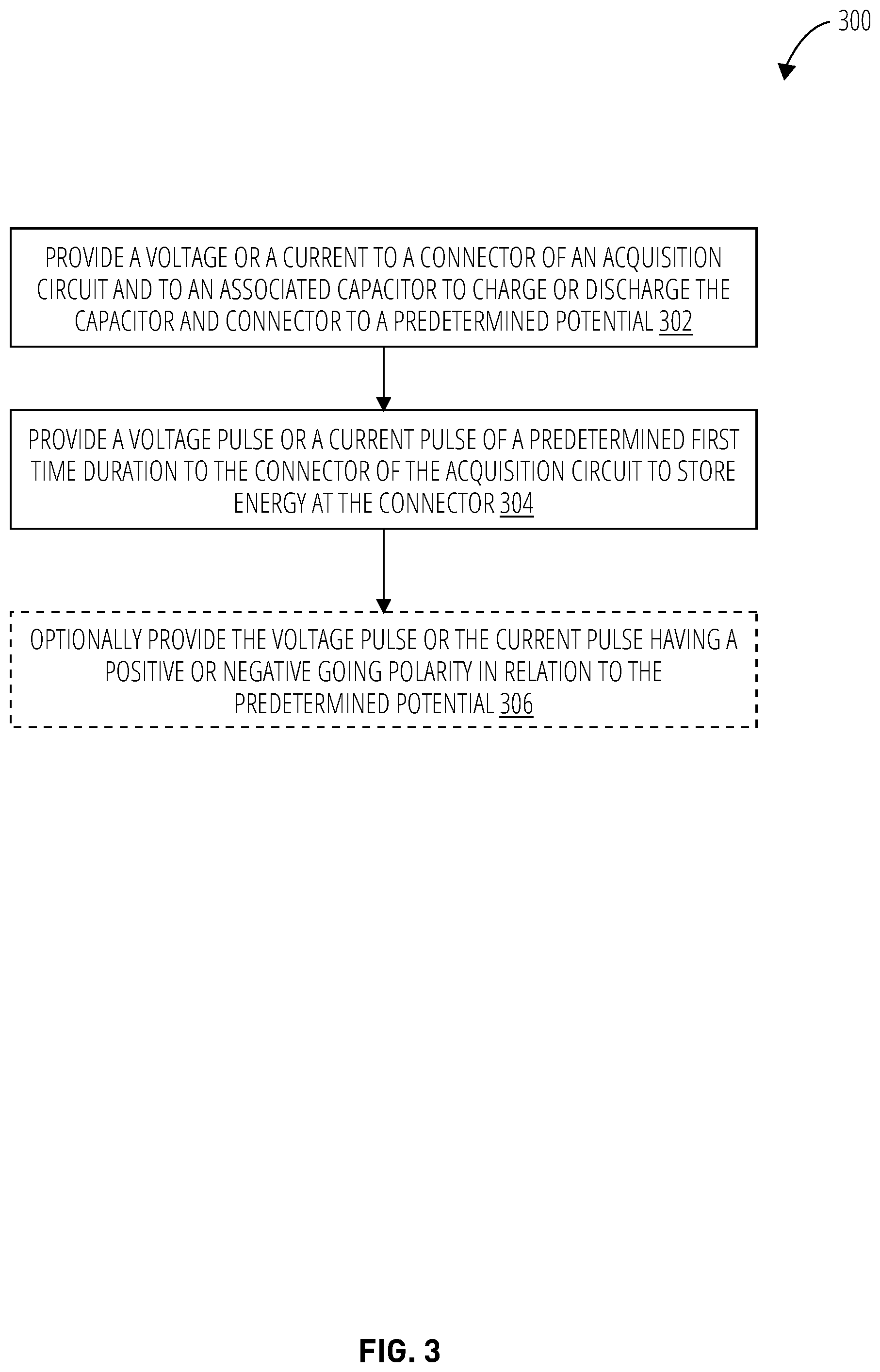Patent US11781886 Figure 3 – Voltage sampling using an energy pulse, and related systems, methods and devices