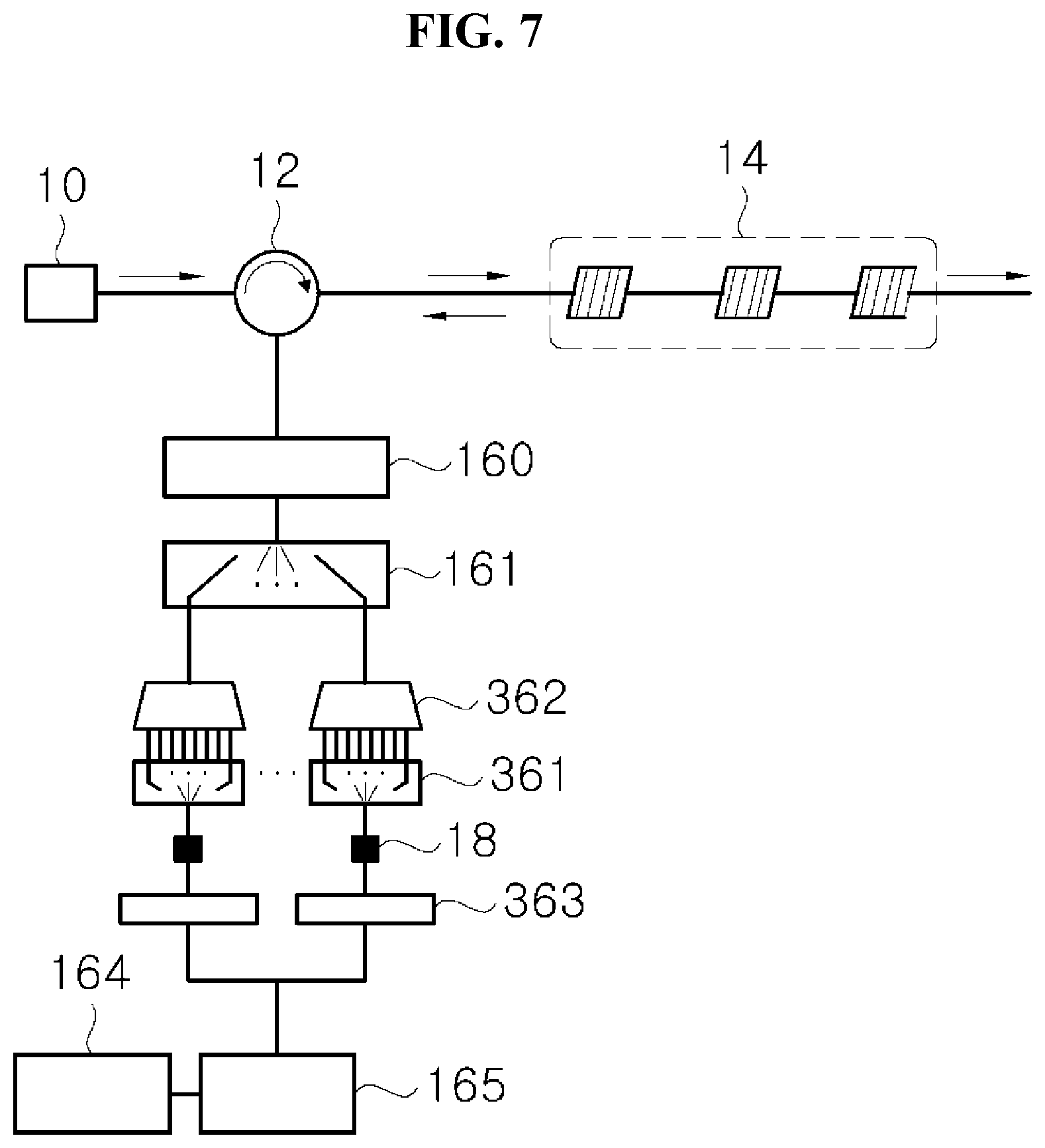 Patent US11781888 Figure 7 – Reflected light wavelength scanning device including silicon photonics interrogator
