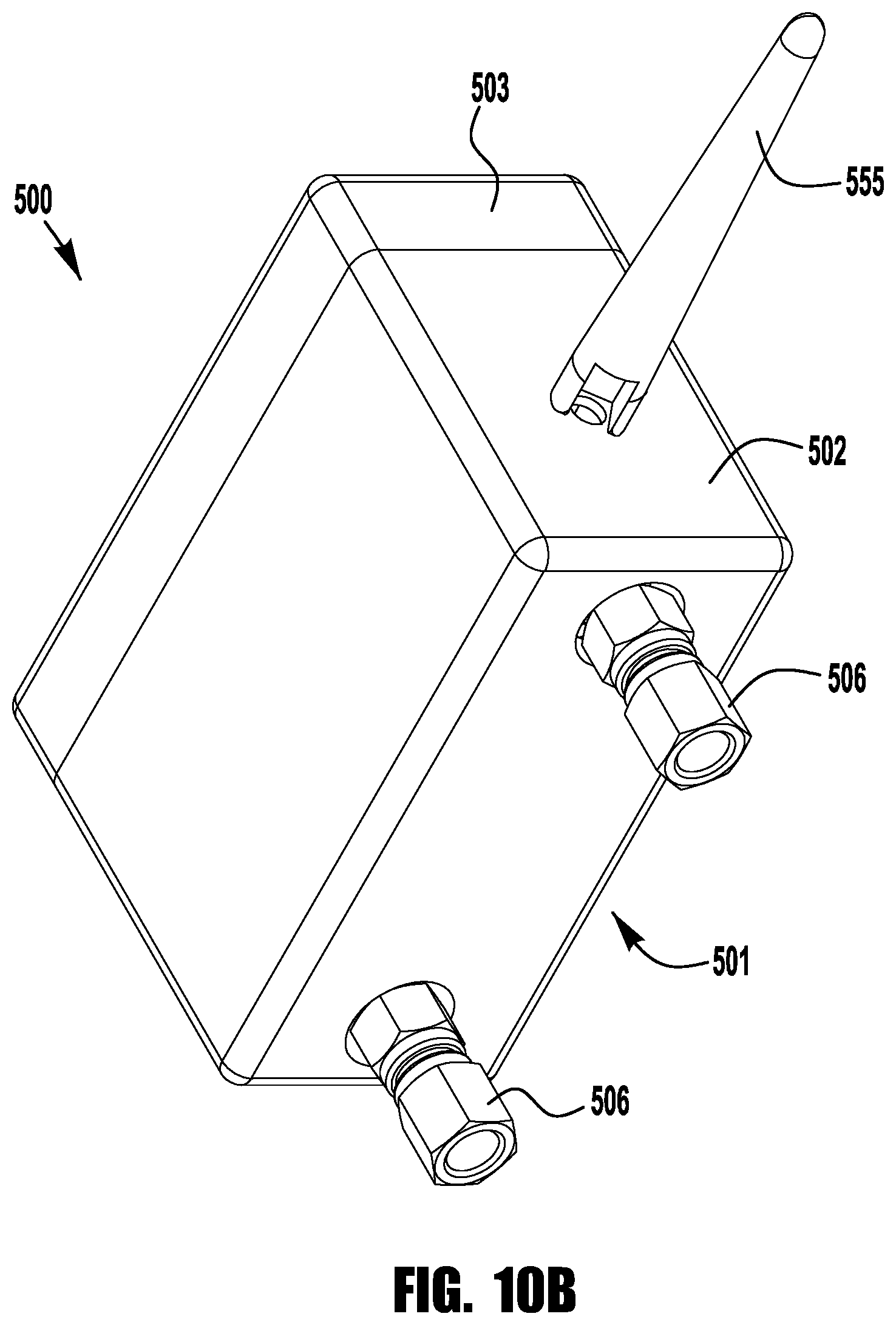 Patent US11781894 Figure 10 – Fluid monitoring module arrangements