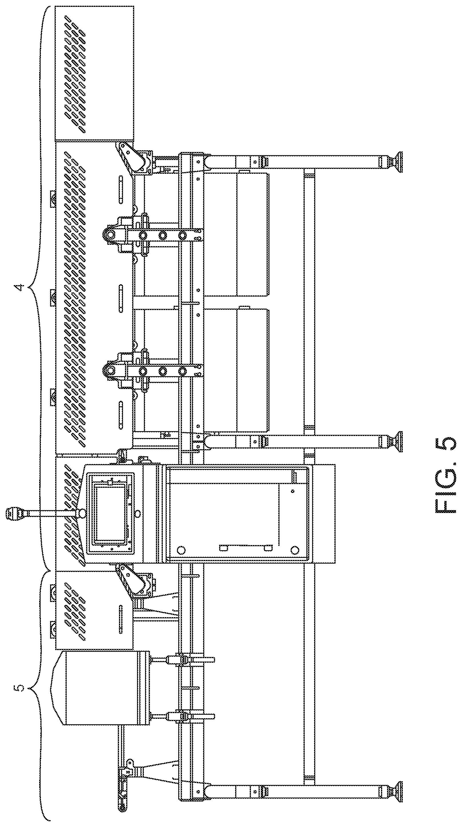 Patent US11781898 Figure 5 – Support structure for a conveyor system