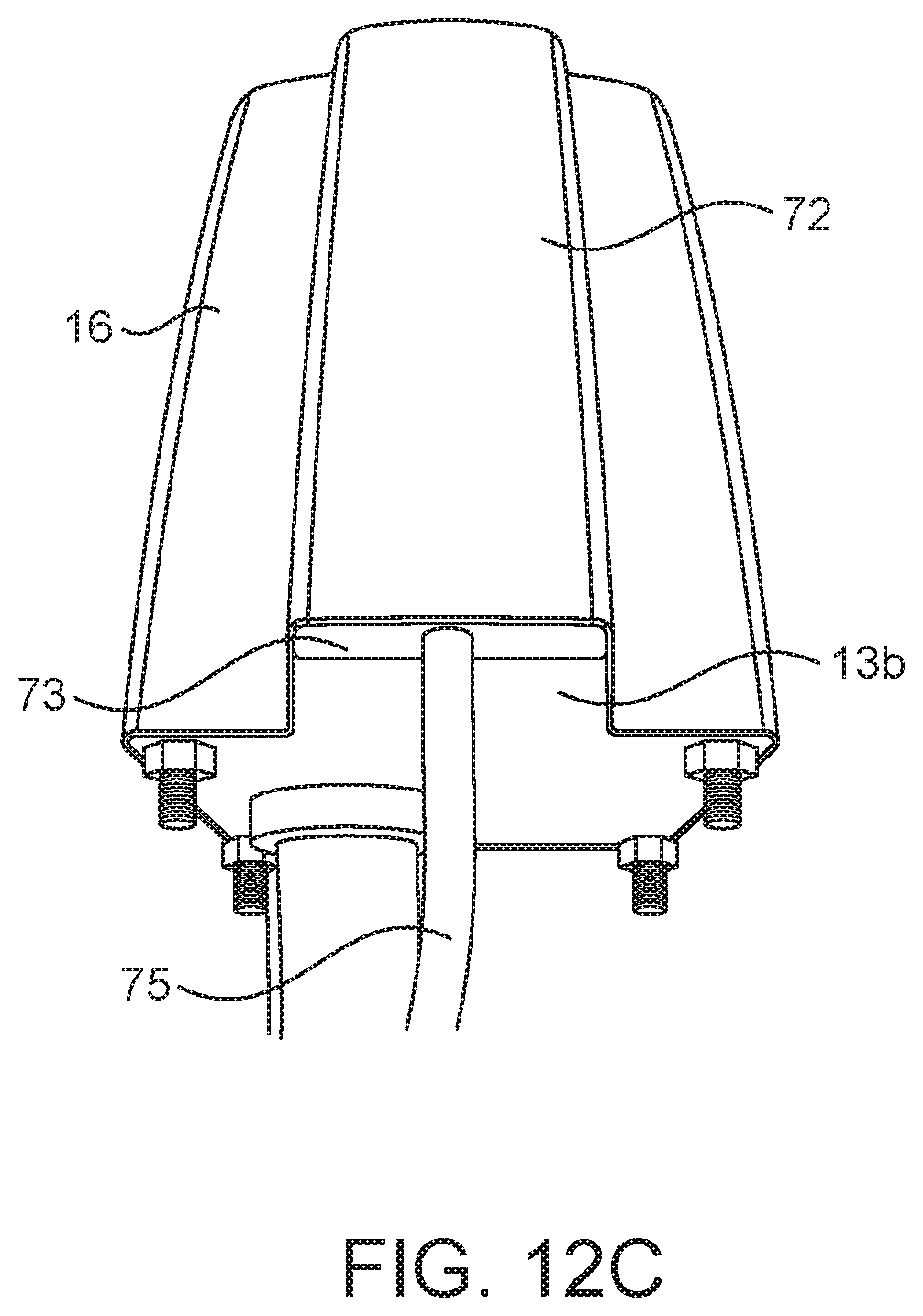 Patent US11781898 Figure 15 – Support structure for a conveyor system