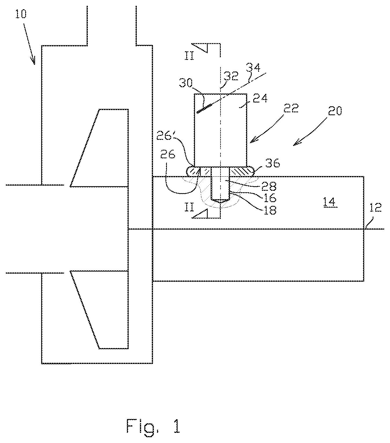 Patent US11781900 Figure 1 – Vibration detection instrument assembly and method of assembling a vibration detection instrument assembly